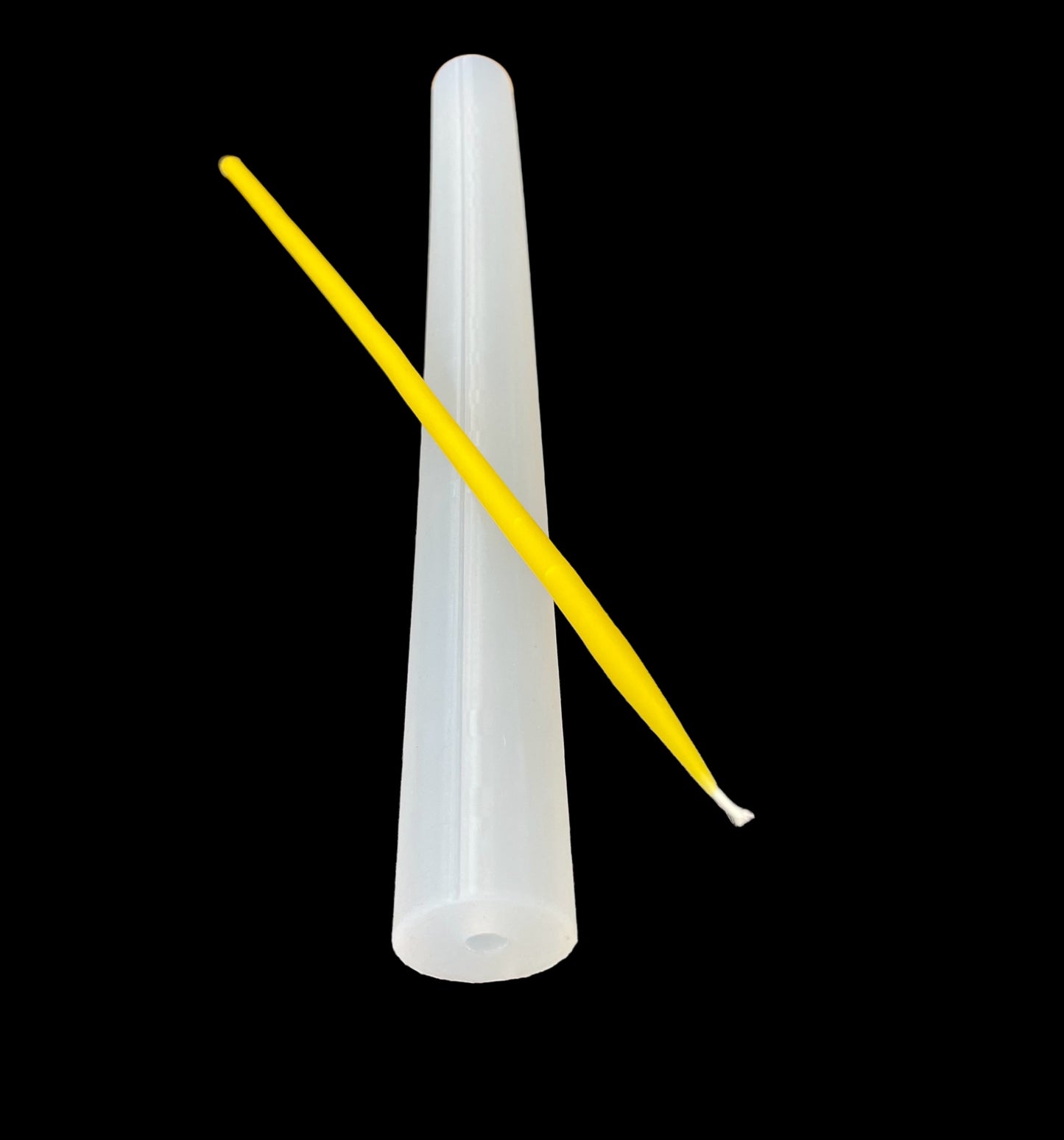 12” silicone skinny altar taper candle mold