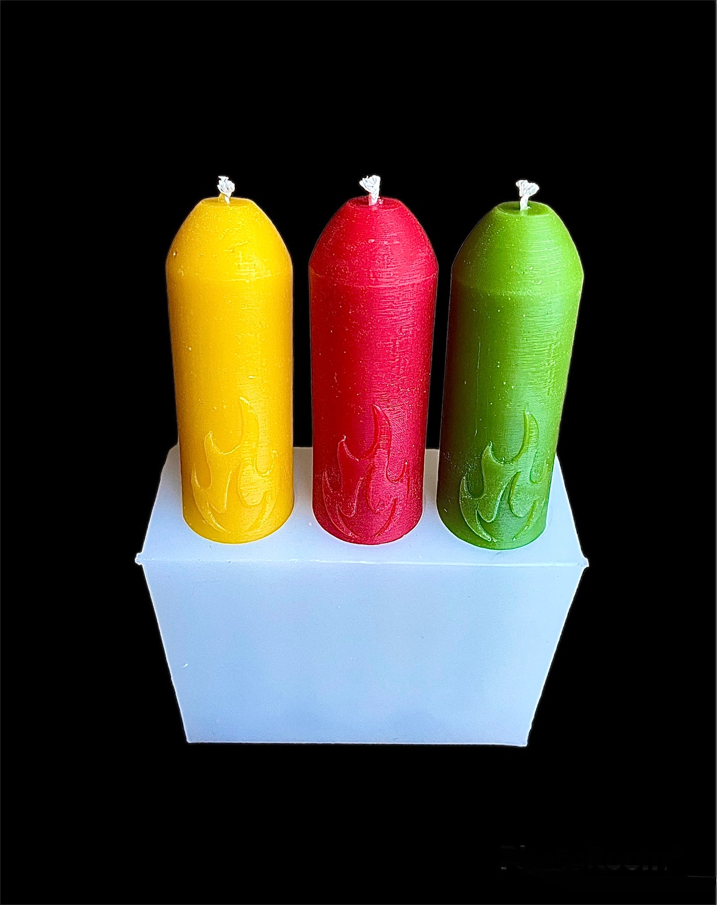 New style 15 hr emergency taper candle mold - fit in UCO candle lantern
