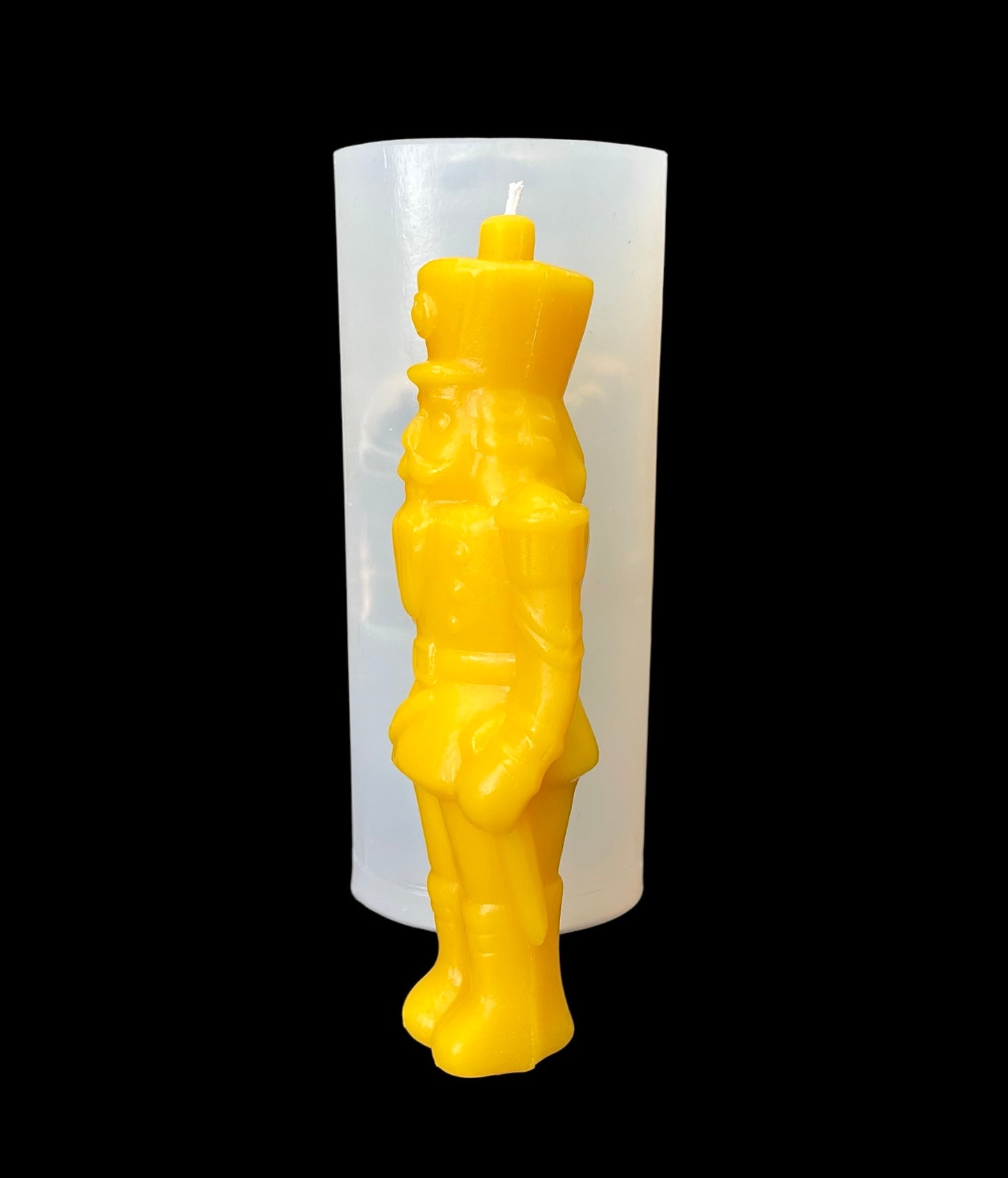6” 3D nutcracker mold for candle soap resin ornament
