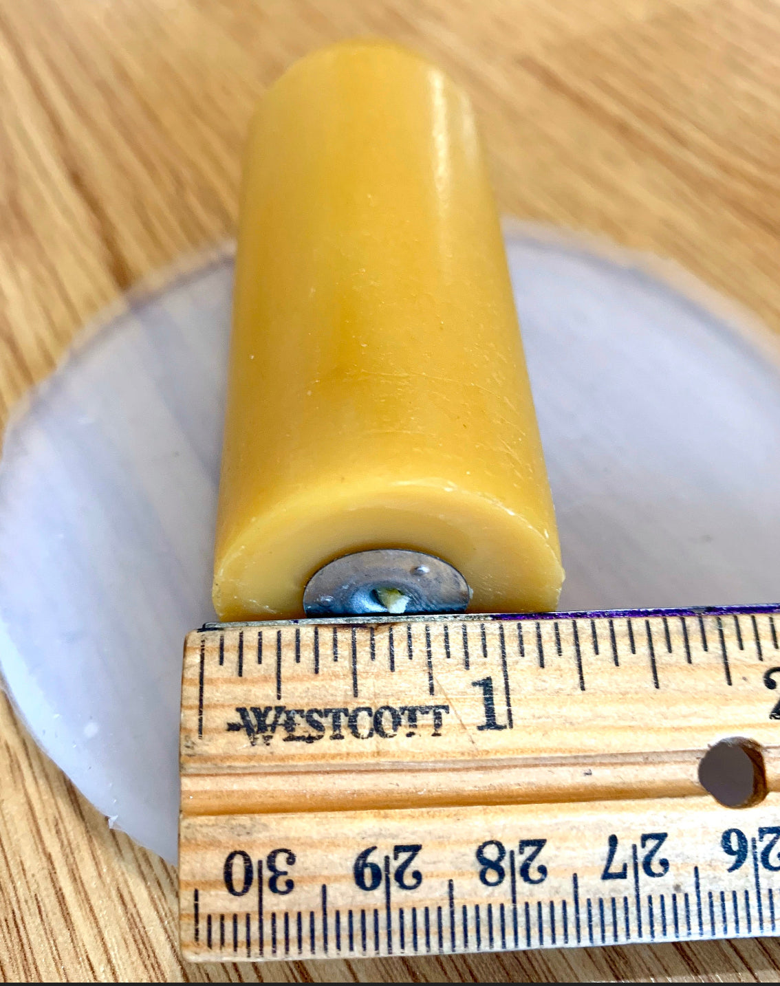 Silicone flat top emergency taper candle Mold - 3 cavities - candle lantern mold - homemade - handmade - easy release