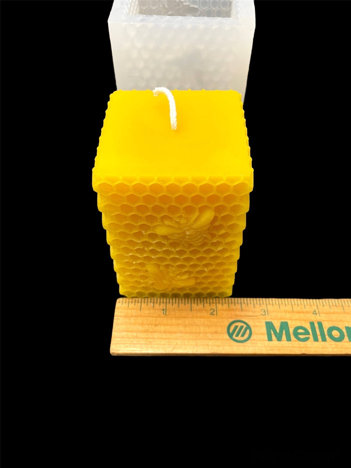 Square pillar honeycomb honeybee mold - 2 1/4” x 3 1/4”