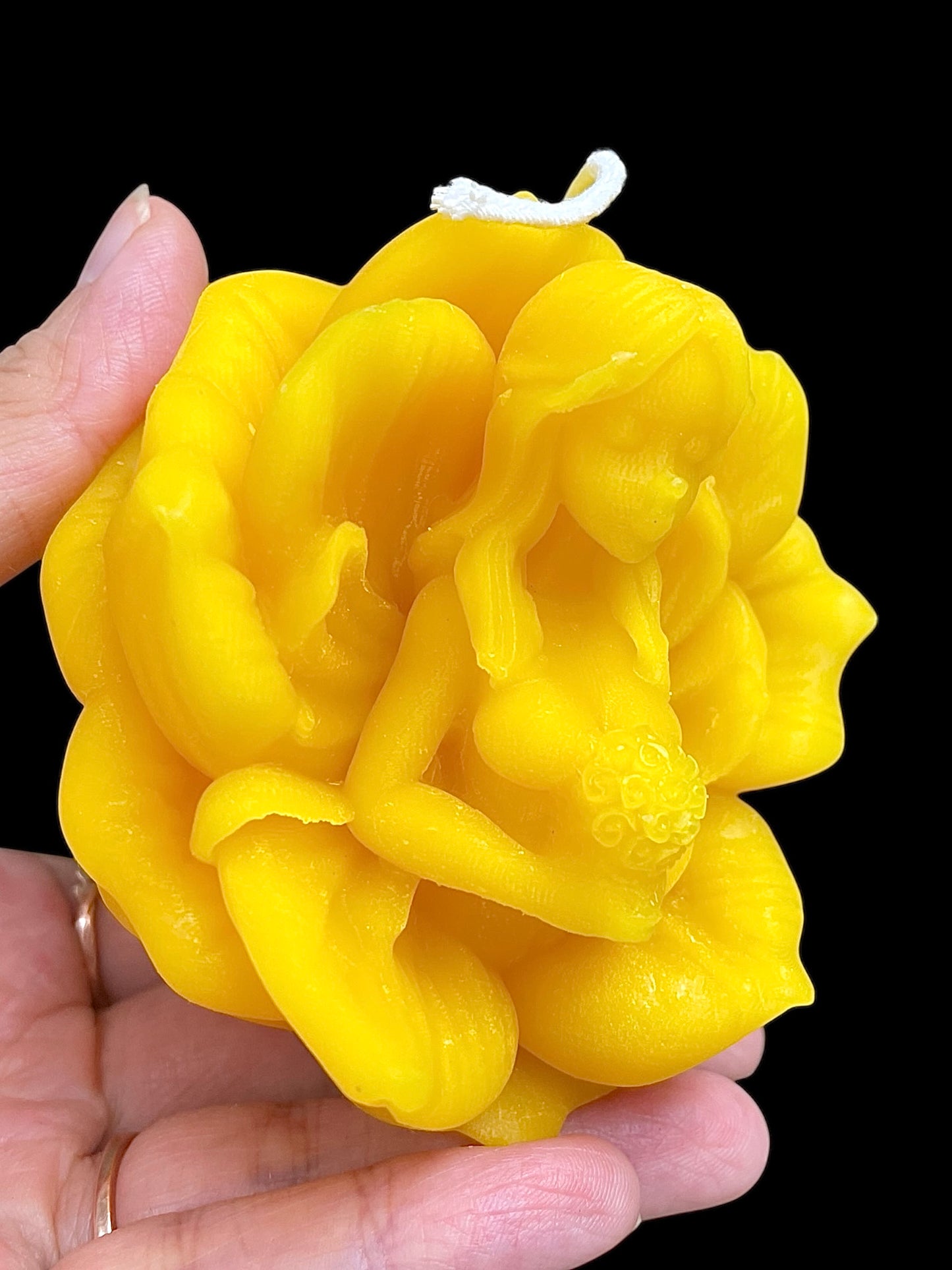 3D flower queen mold for soap candle resin - 3 1/4”