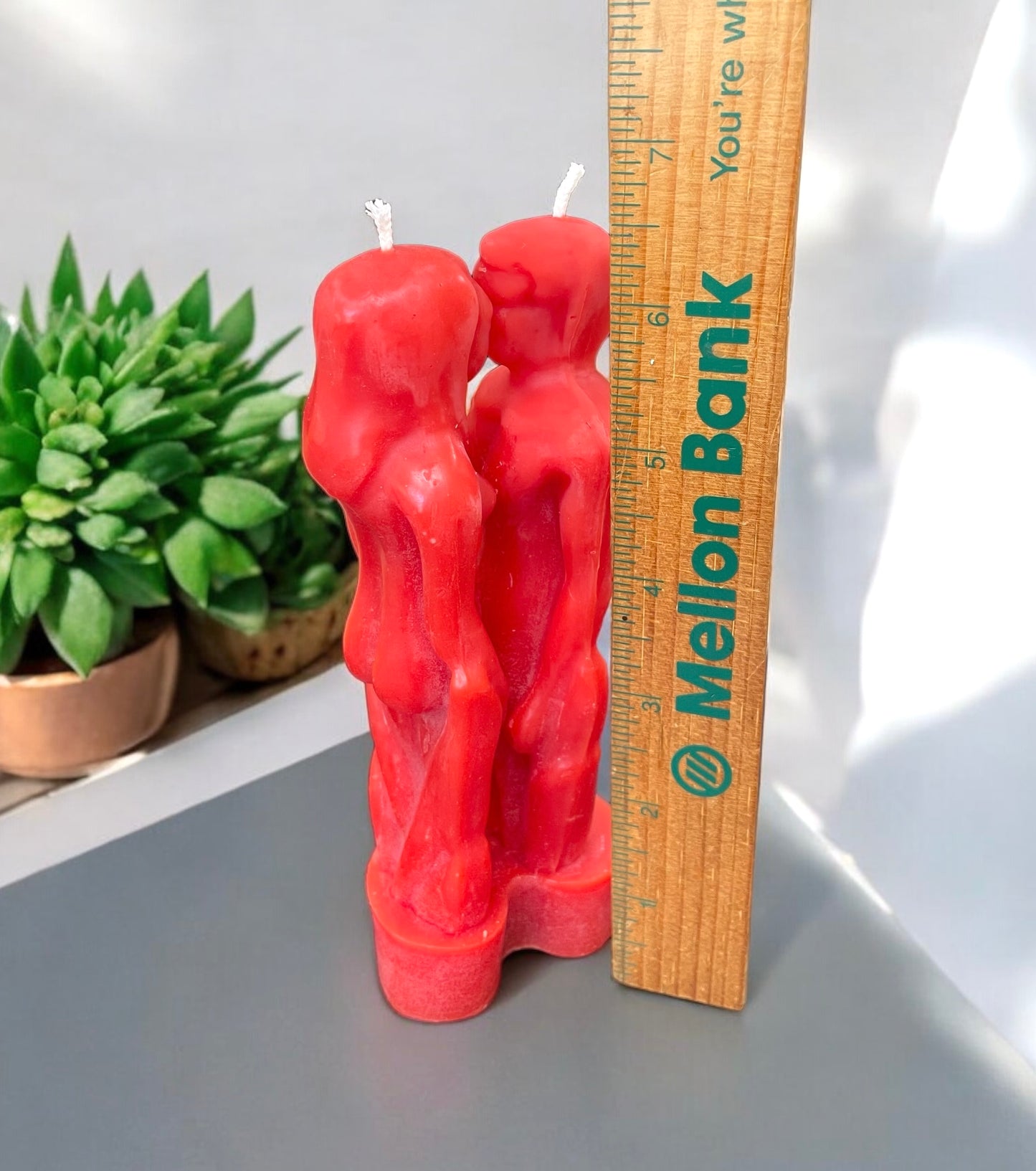 silicone lover couple figure mold - magic candle molds - face to face - back to back figure mold - pagan altar - wicca spell - 6.5”