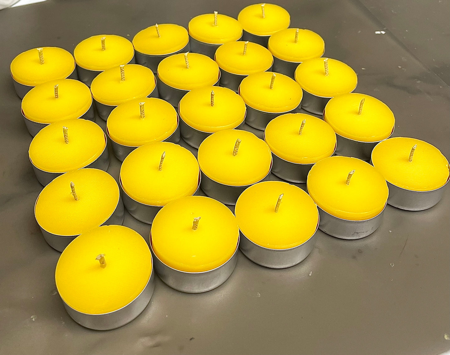 25-cavity tealight candle mold - silicone tea light mold
