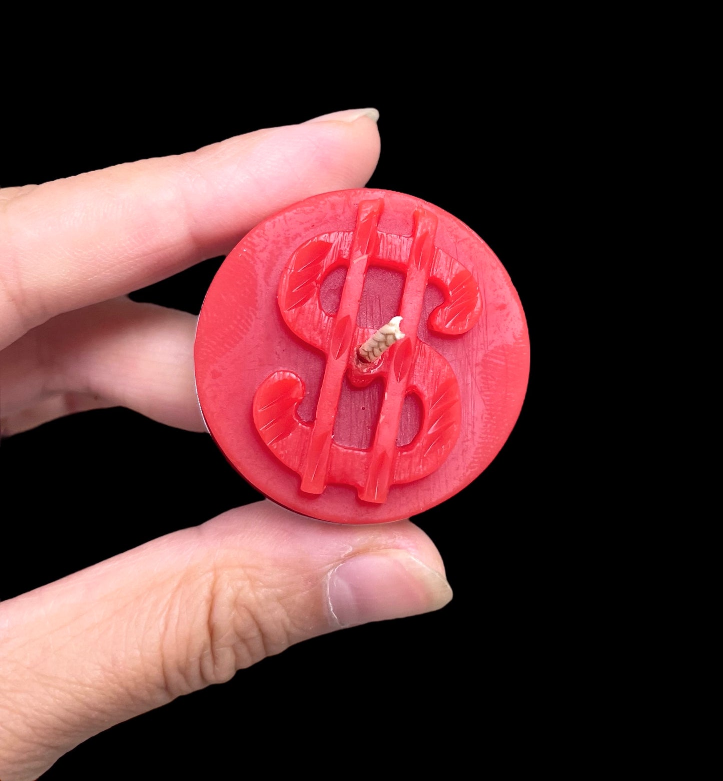 Money symbol tealight mold