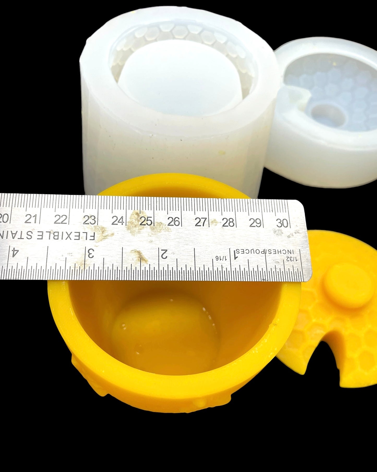 Silicone honey pot molds