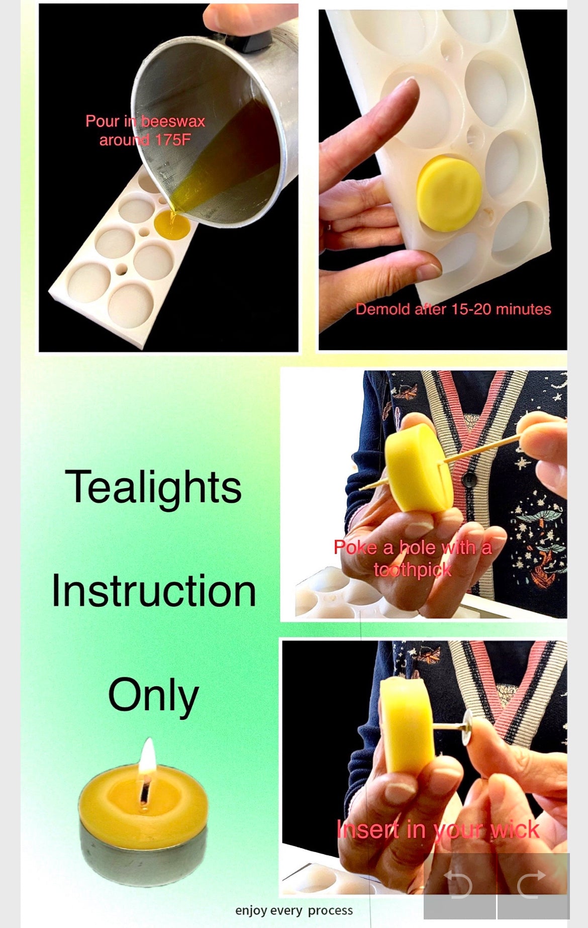 Silicone snowflake Tealight candle Mold - wax melt lotion bar soap resin mold - holiday candles mold - style 2