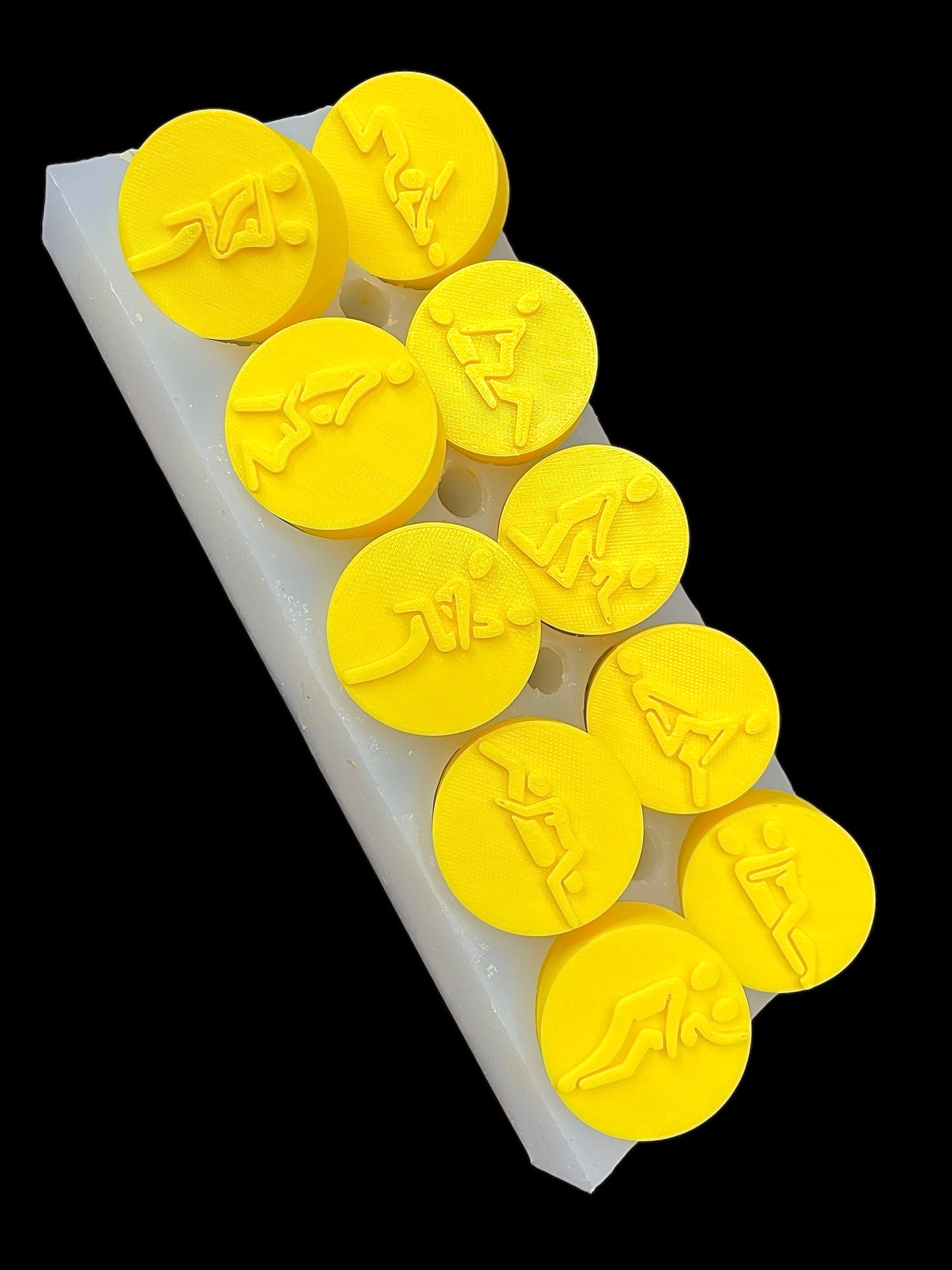 Silicone Kama sutra mold - tealight mold - 10 cavities