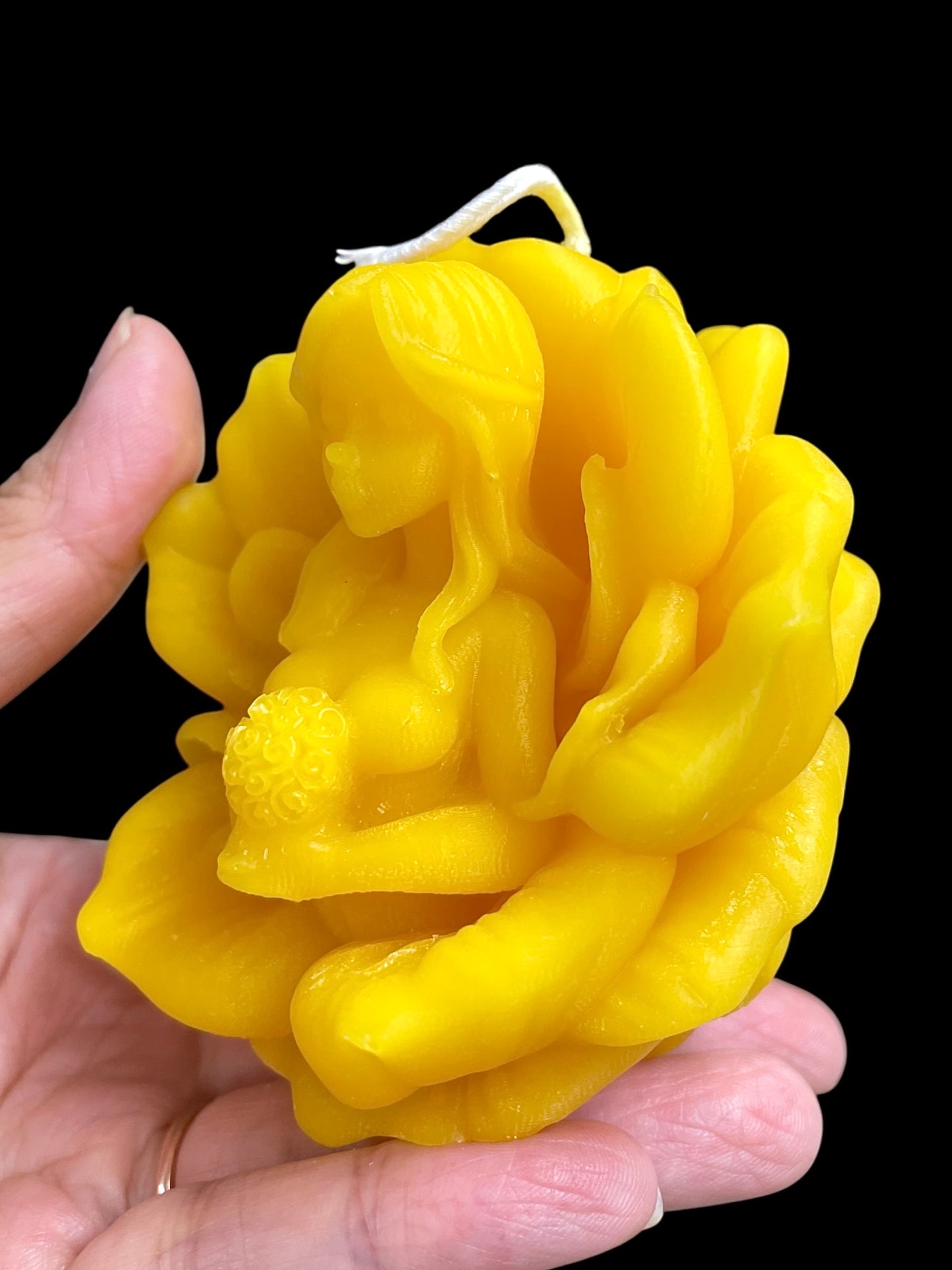 3D flower queen mold for soap candle resin - 3 1/4”