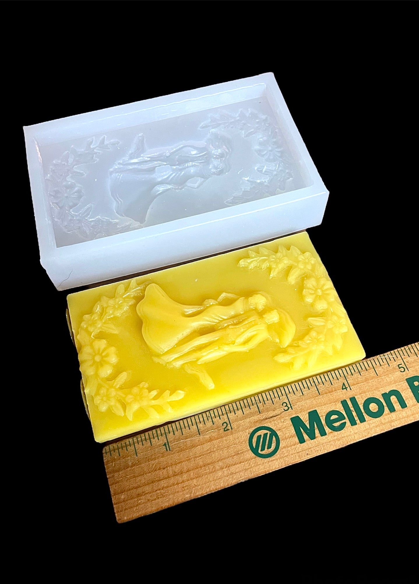 Silicone wedding mold for candle soap resin chocolate