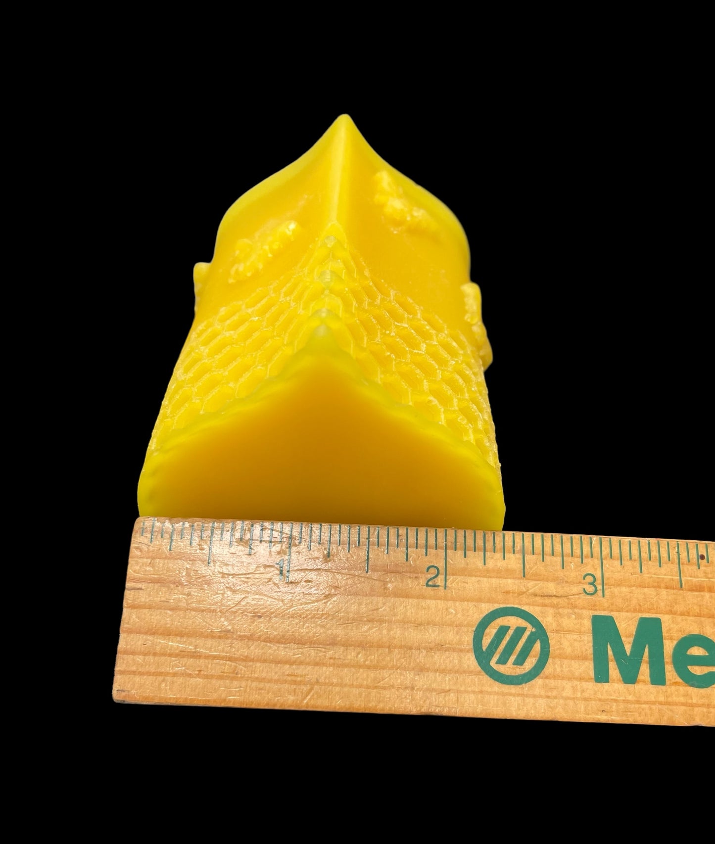 heart shaped honeybee honeycomb pillar candle mold - soap resin mold - unique design - food grade