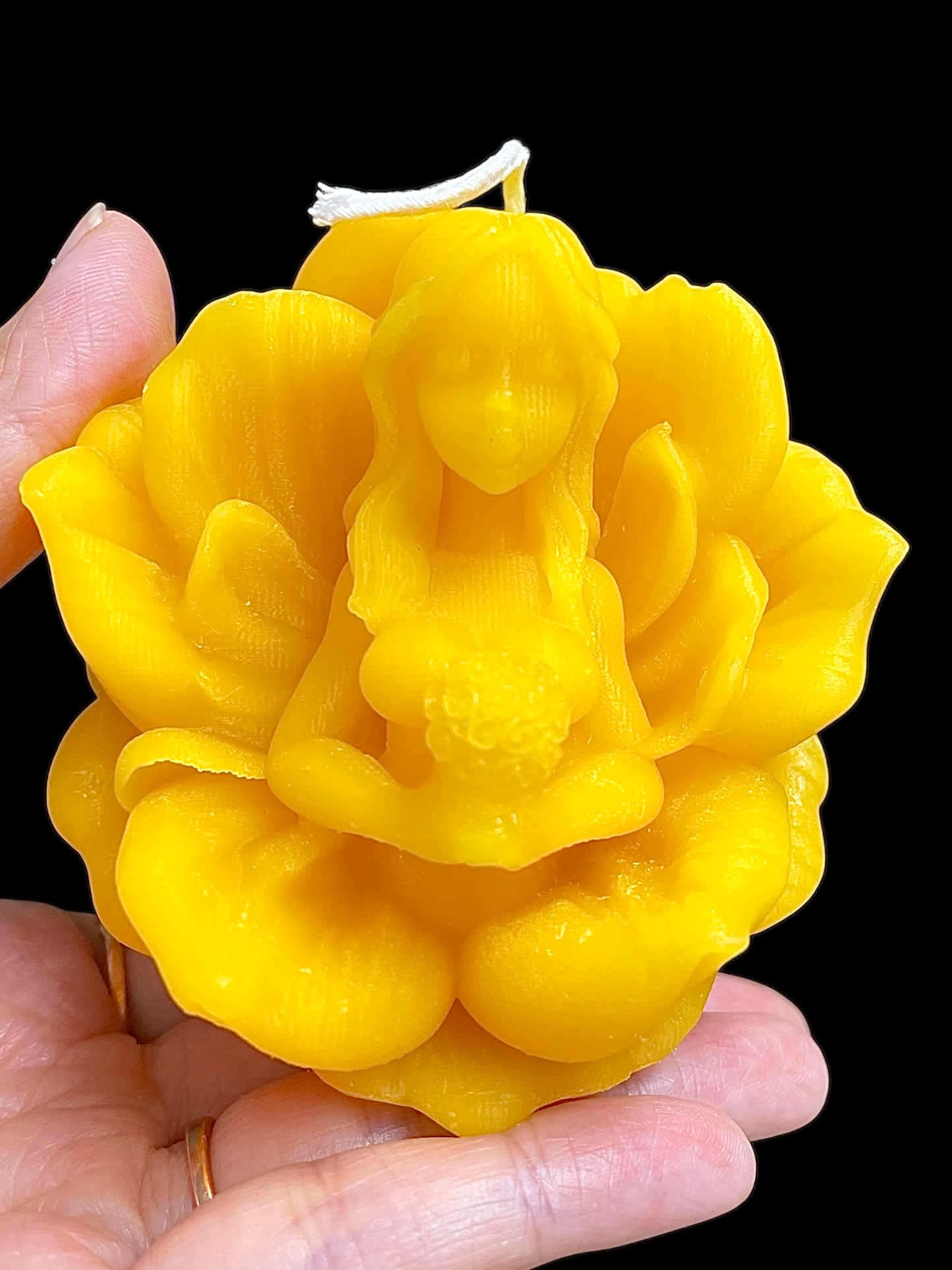 3D flower queen mold for soap candle resin - 3 1/4”