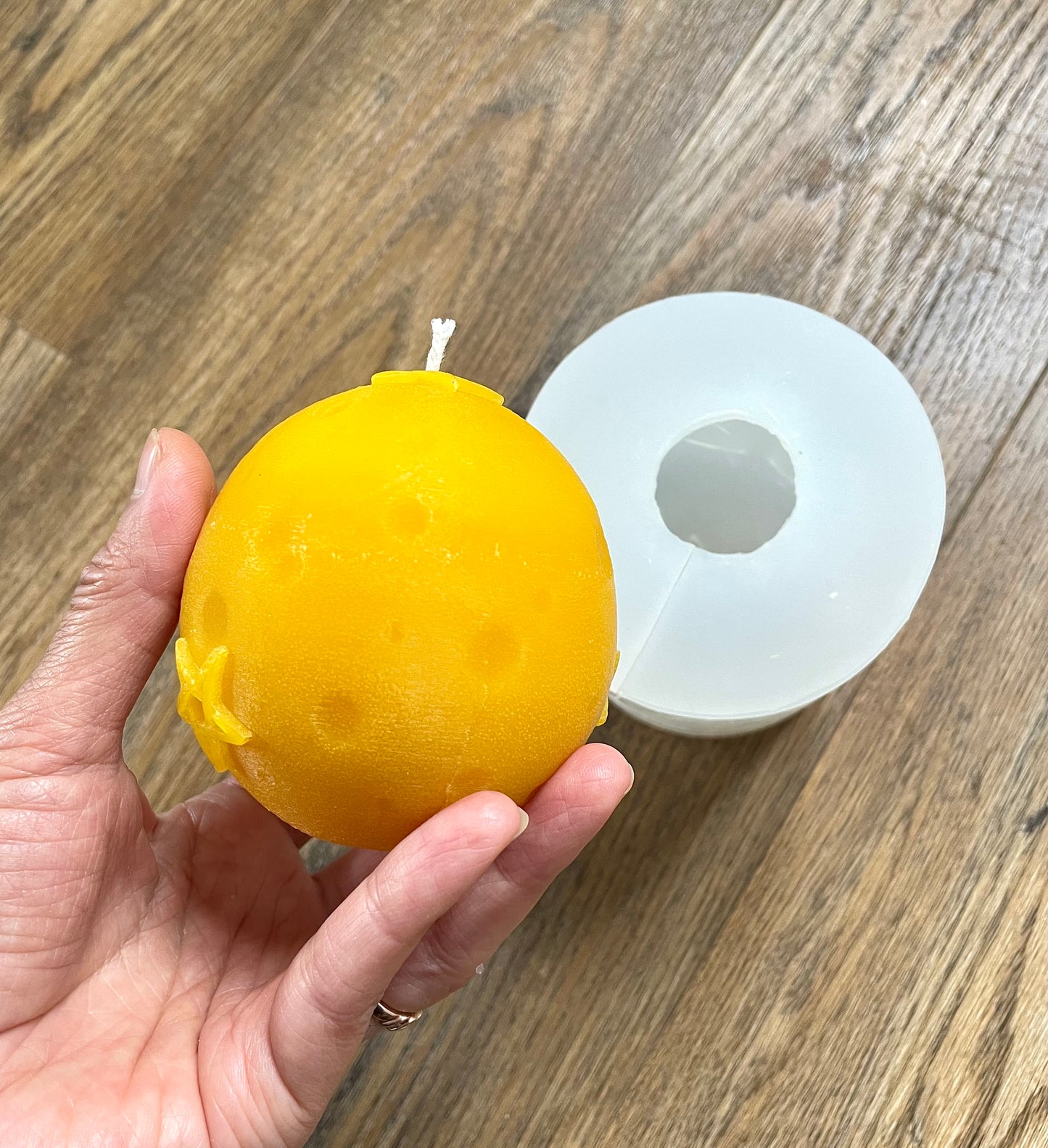 3” silicone moon and star mold - candle soap resin mold - handmade