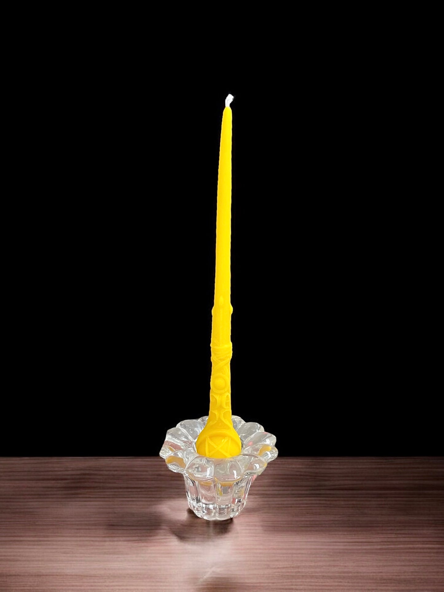 Silicone wizard witch magic wand mold for candle resin