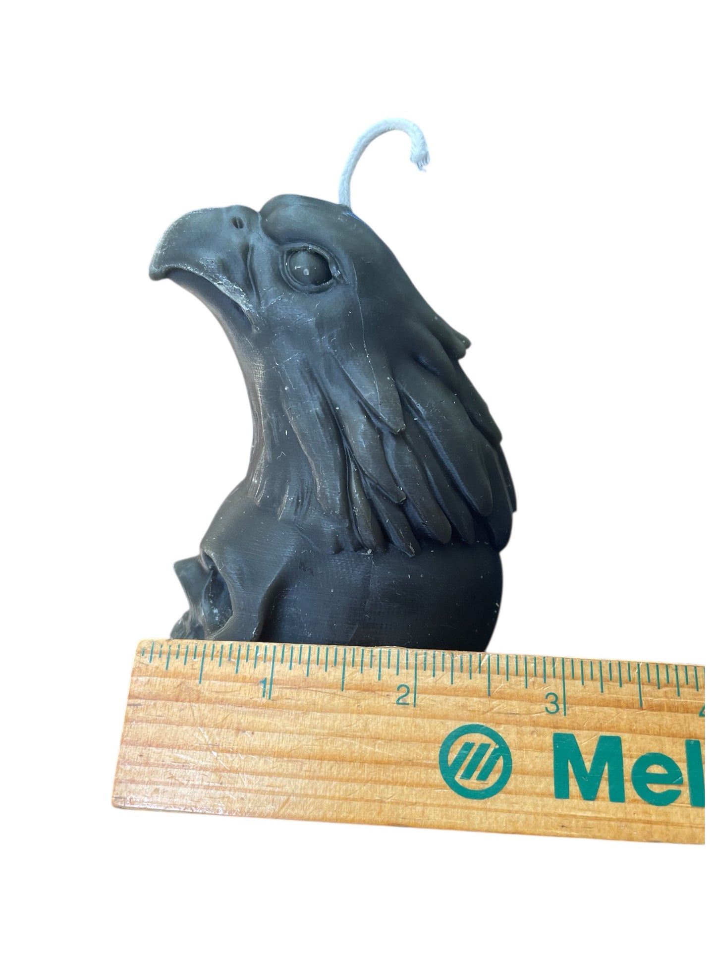 3D silicone mold - Eagle head on skull 4.5”