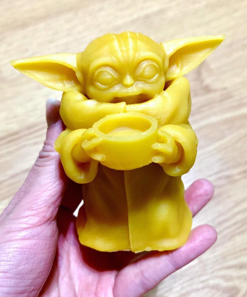 3D Silicone baby Mold - homemade candle soap resin mould - 3.5”