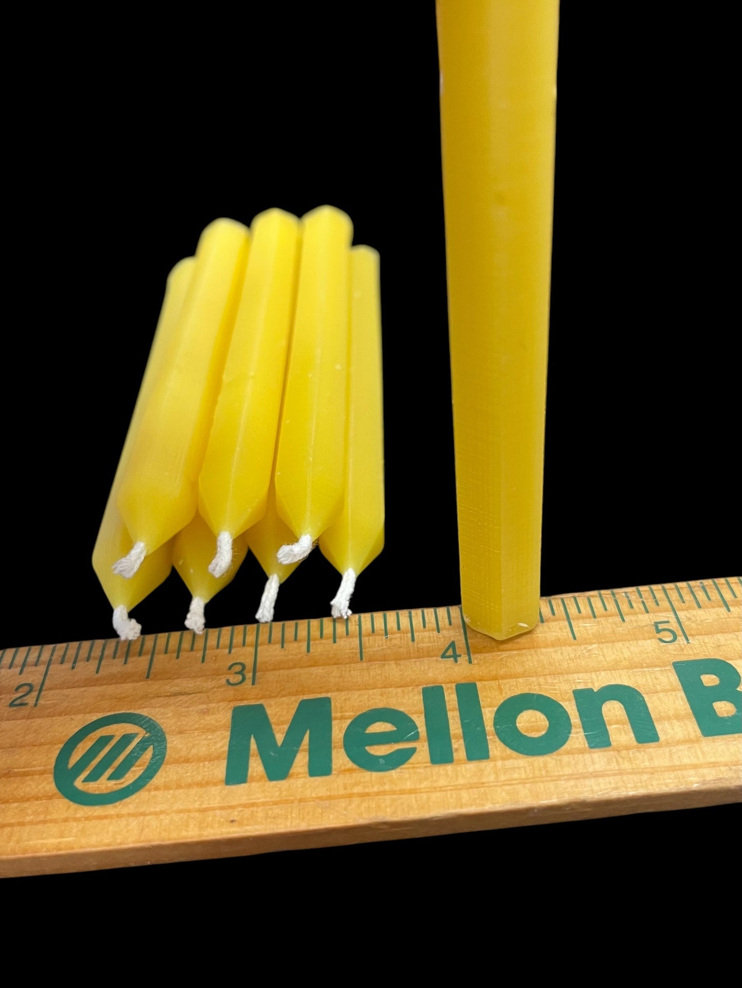 4” Silicone hexagonal mini taper mold - birthday candle mold - crayon mold