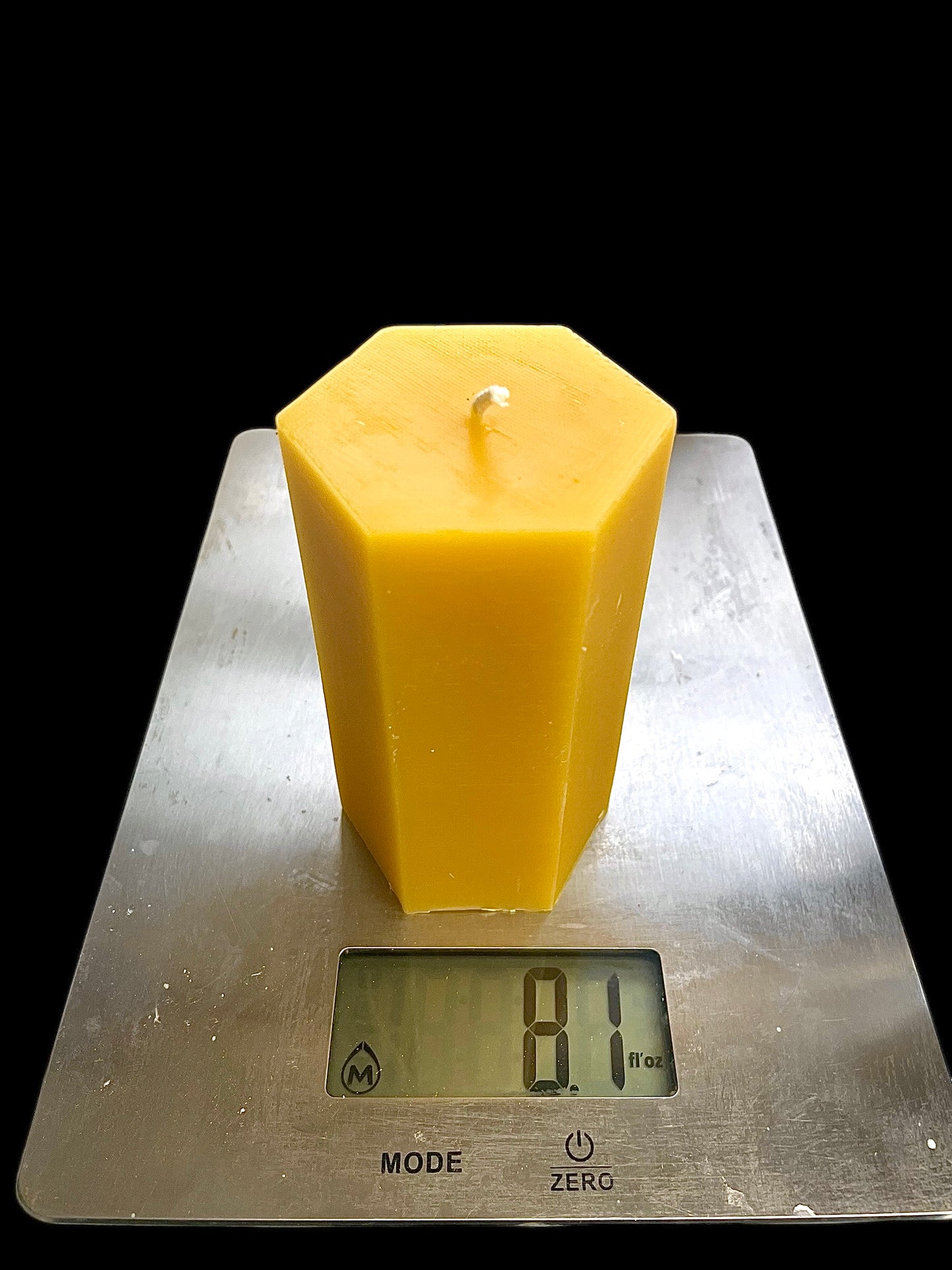 Silicone hexagonal Pillar candle Mold - 4.25” x 2.5”