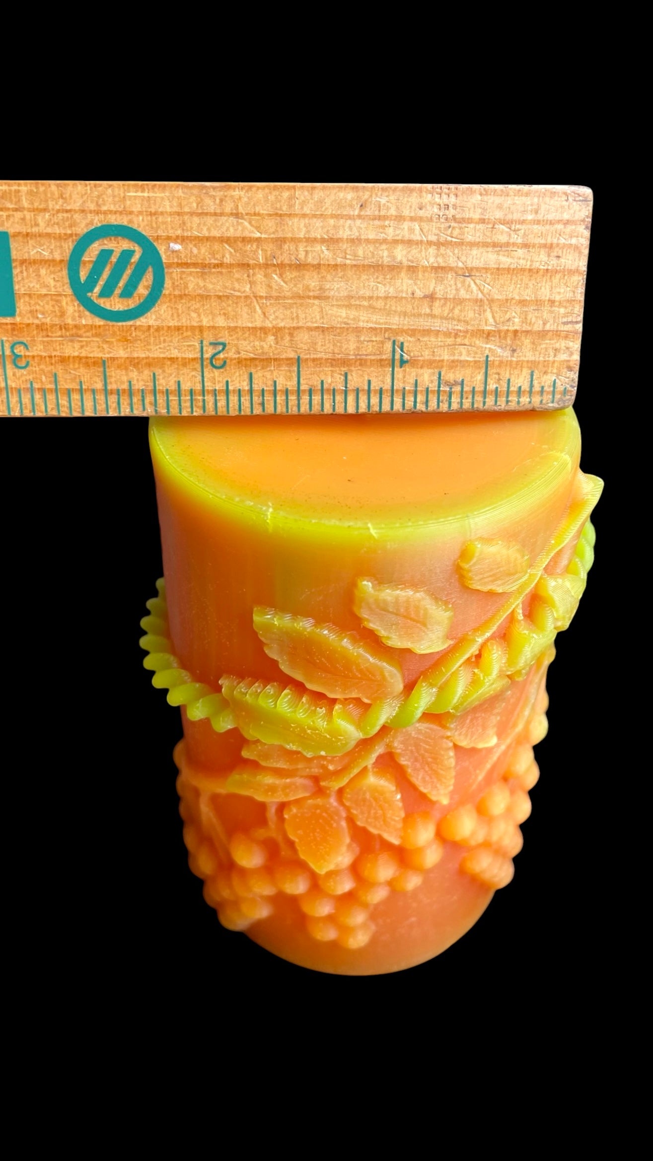 Silicone pillar candle mold - autumn berries