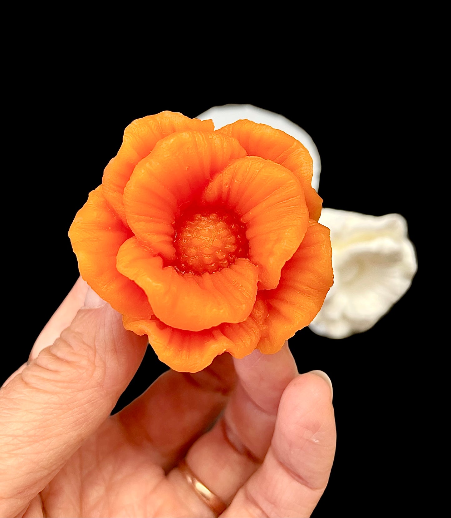 Small 3D flower mold for candle soap resin chocolate