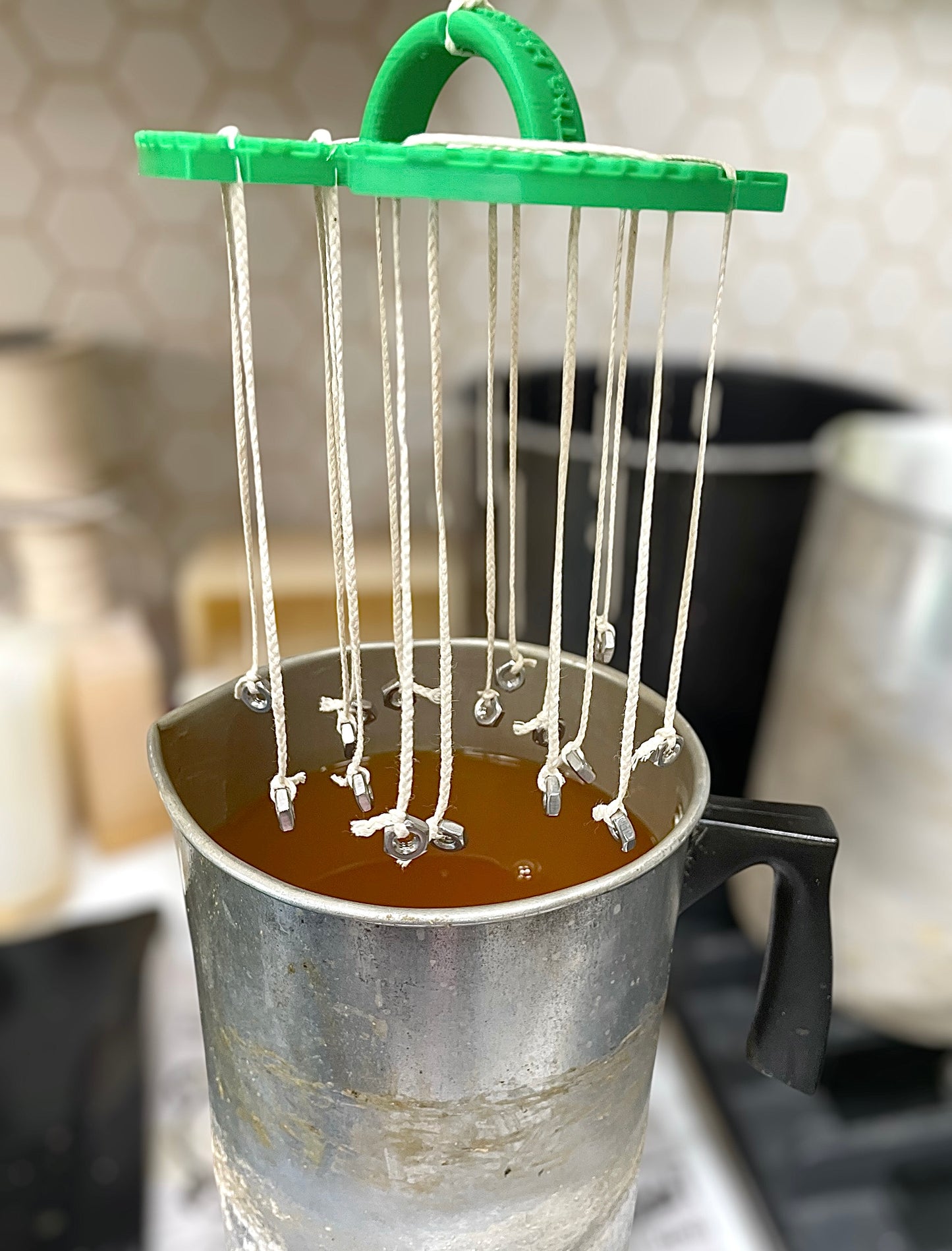 Taper candle dipping tool - taper dipper