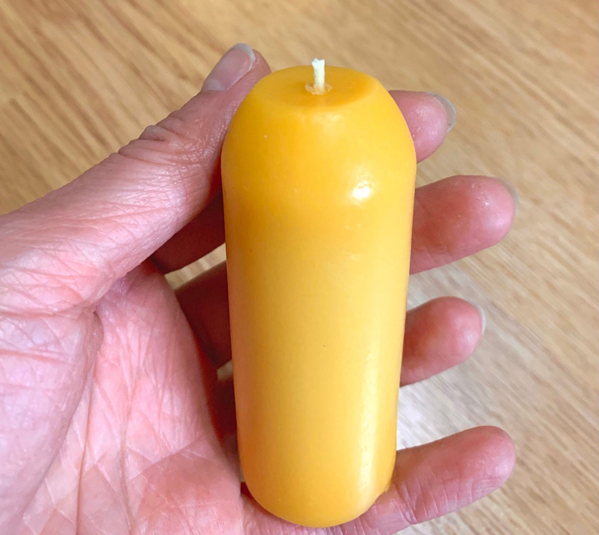 Silicone flat top emergency taper candle Mold - 3 cavities - candle lantern mold - homemade - handmade - easy release