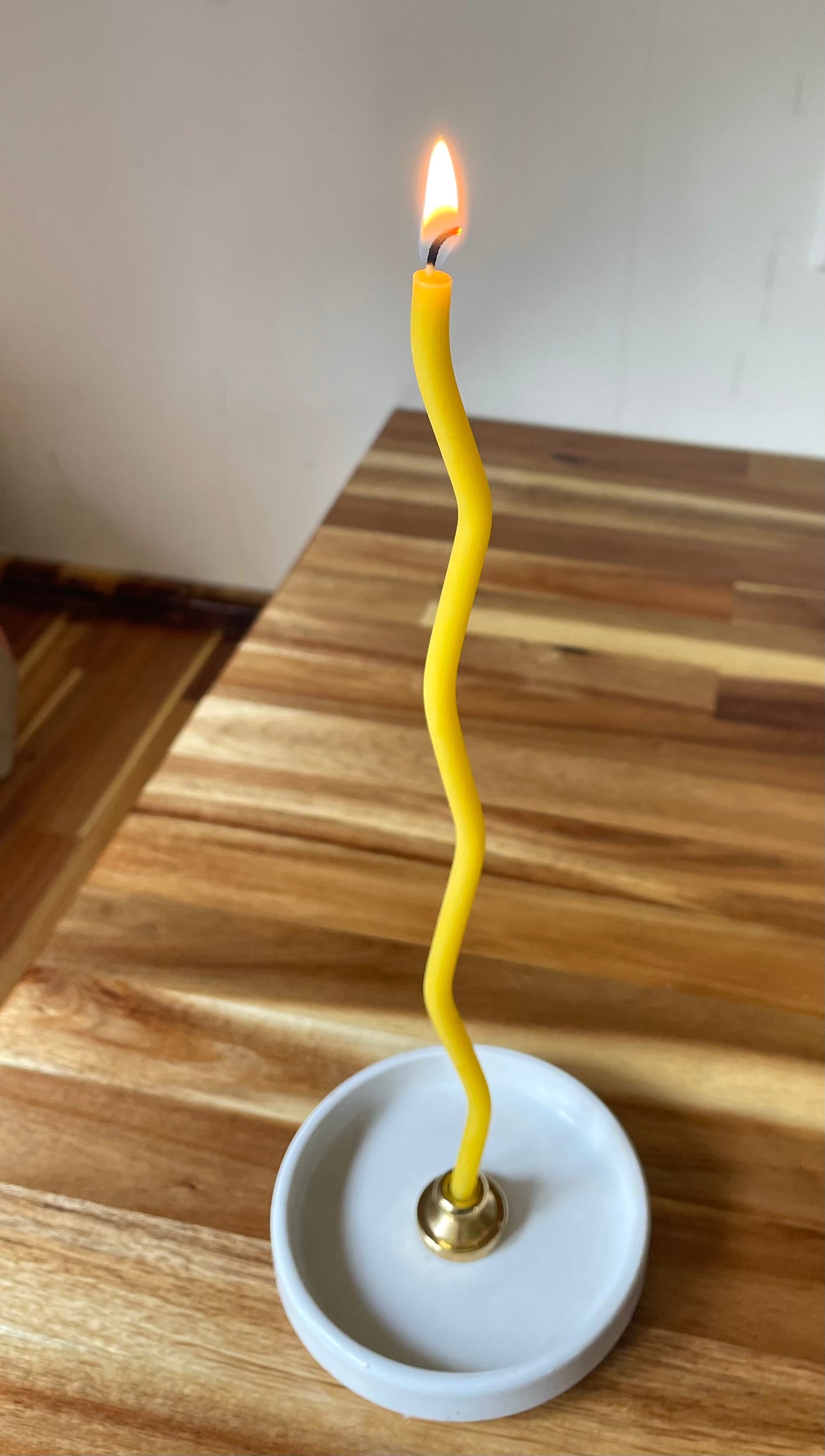 12” silicone skinny altar taper candle mold