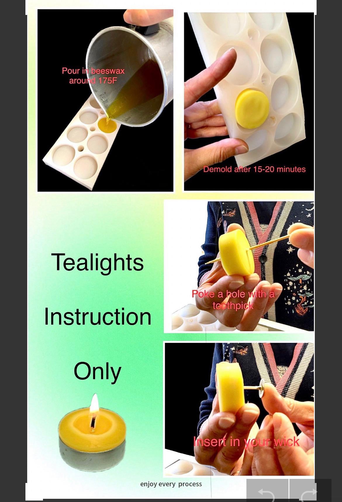 Silicone tree of life tealight candle mold - tree of love mold