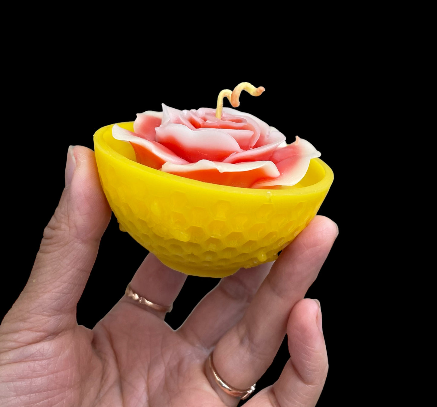 Silicone beehive honeycomb bowl Mold - planter candle holder