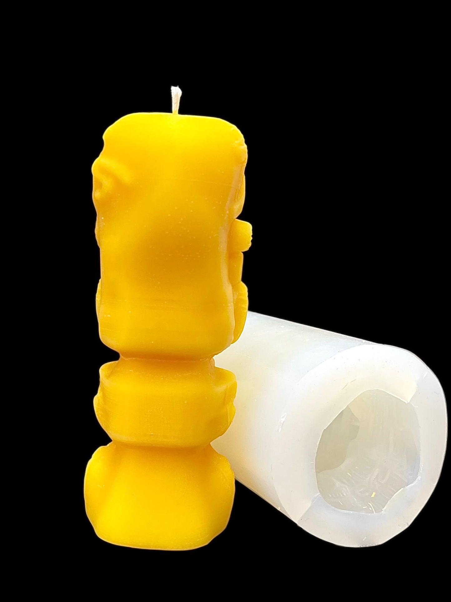 3D silicone mold - Mayan statue 5”