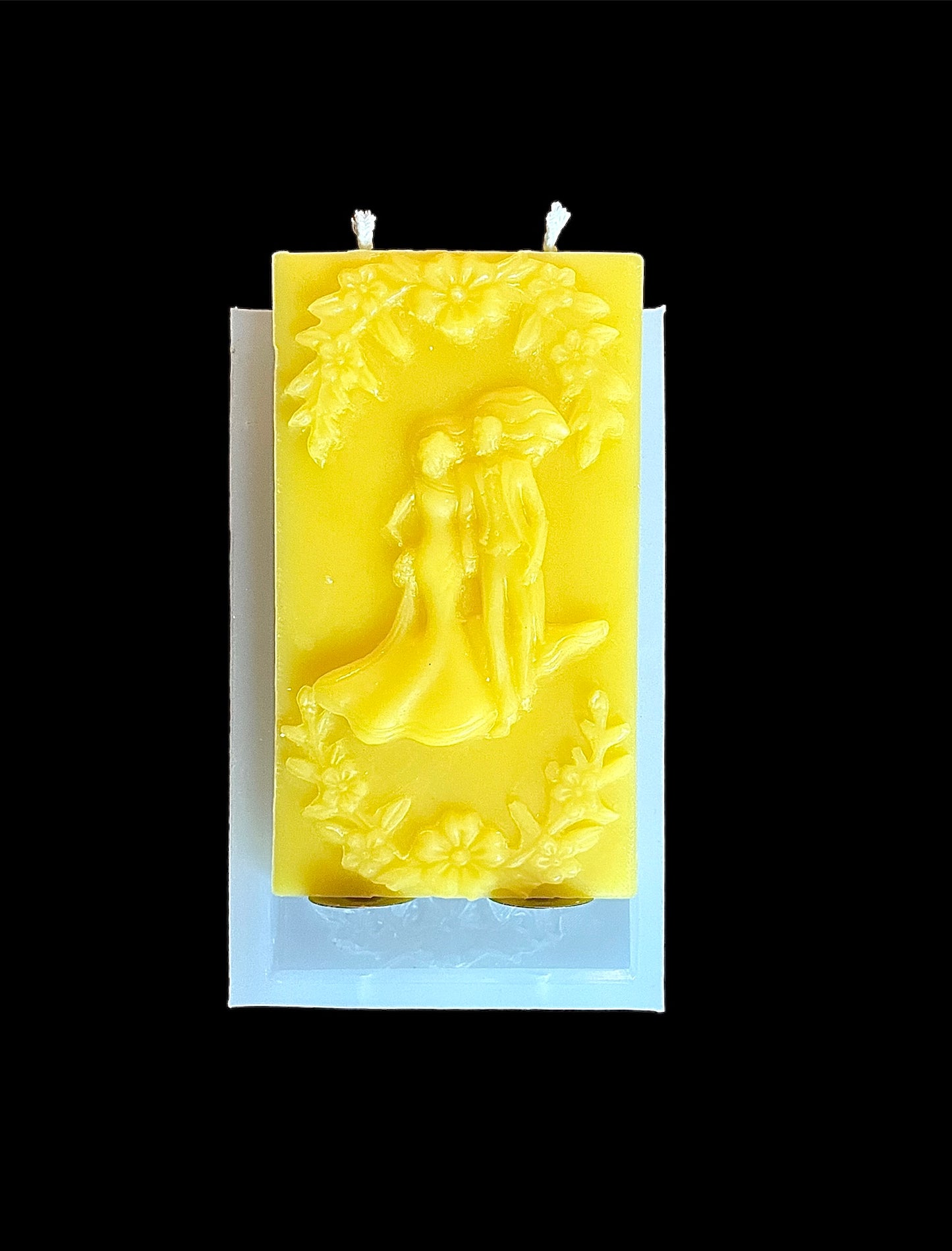 Silicone wedding mold for candle soap resin chocolate