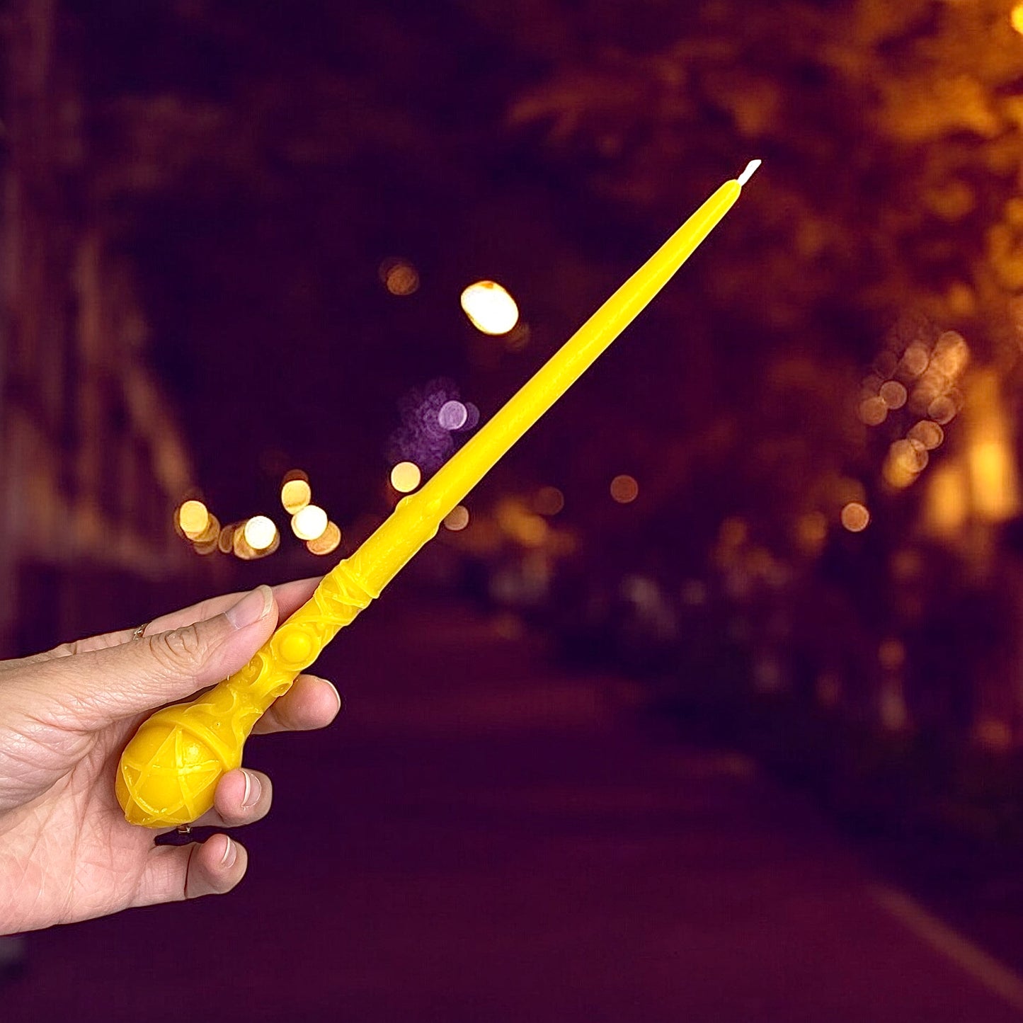 Silicone wizard witch magic wand mold for candle resin
