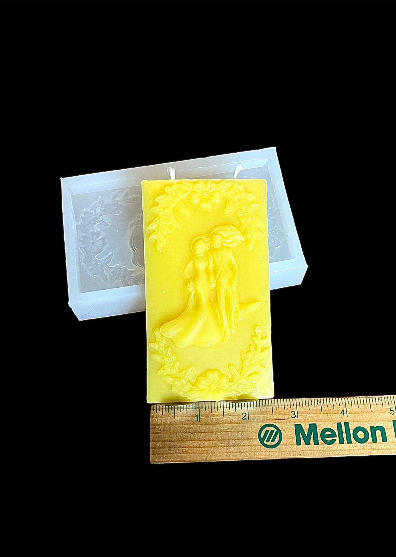Silicone wedding mold for candle soap resin chocolate