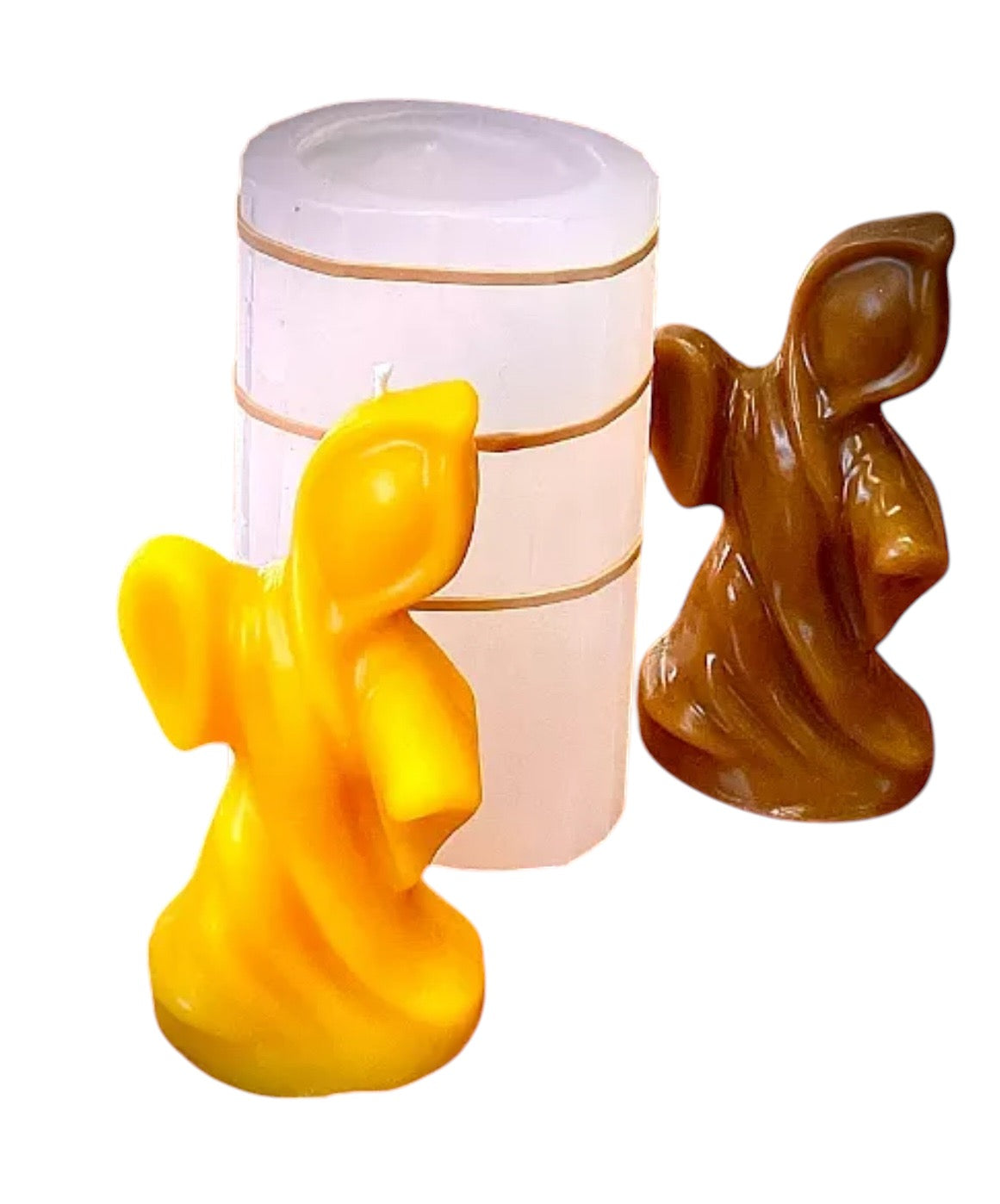 Silicone 3D ghost mold for candle soap resin 5”