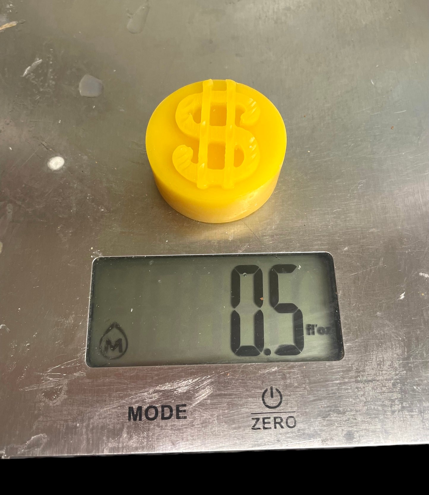 Money symbol tealight mold