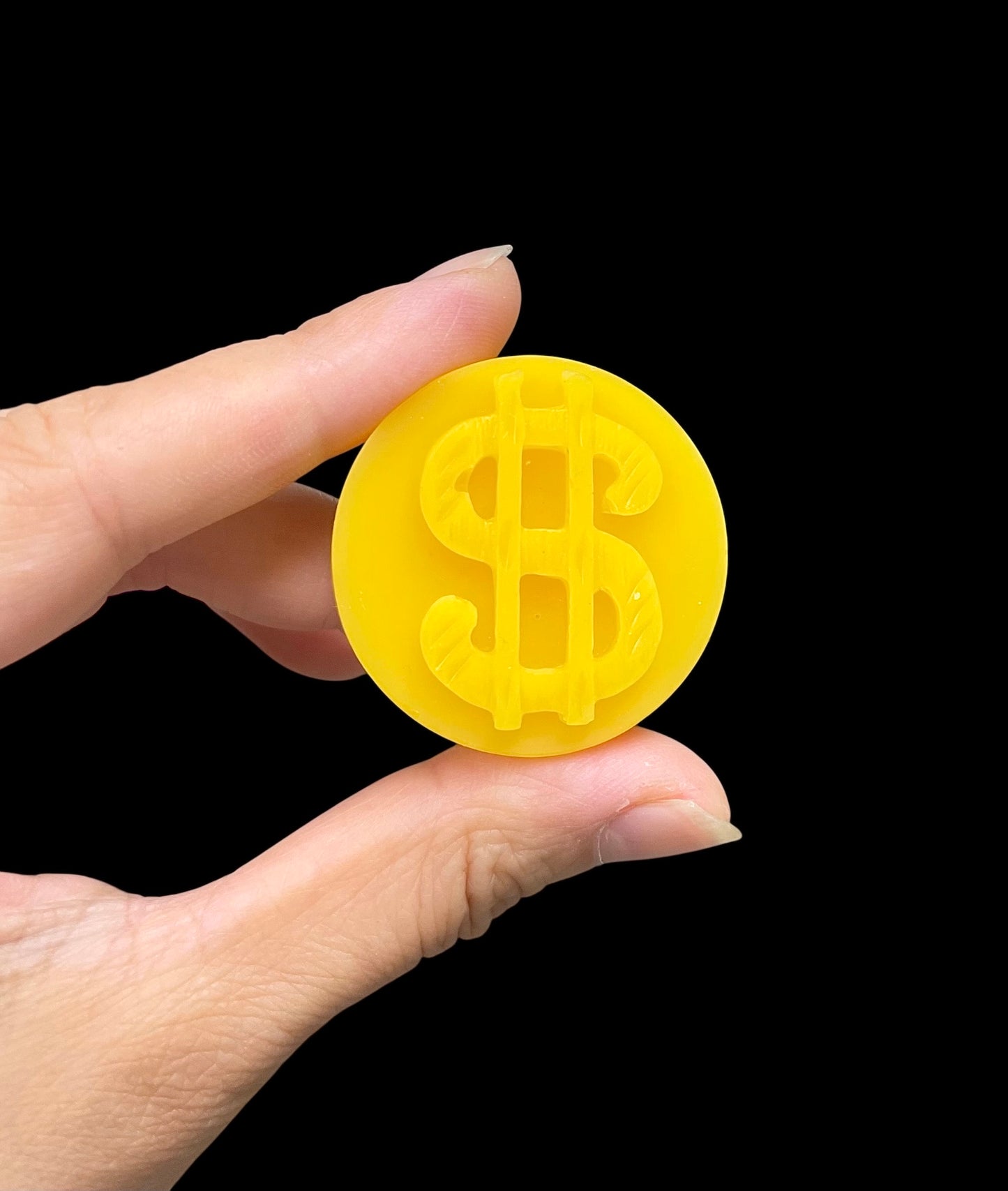 Money symbol tealight mold