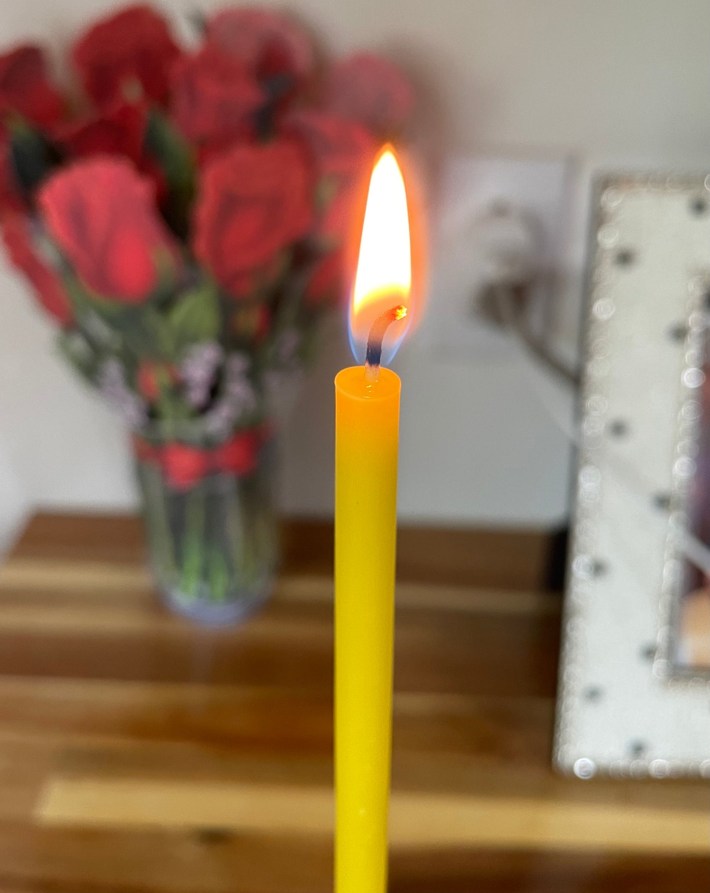 12” silicone skinny altar taper candle mold
