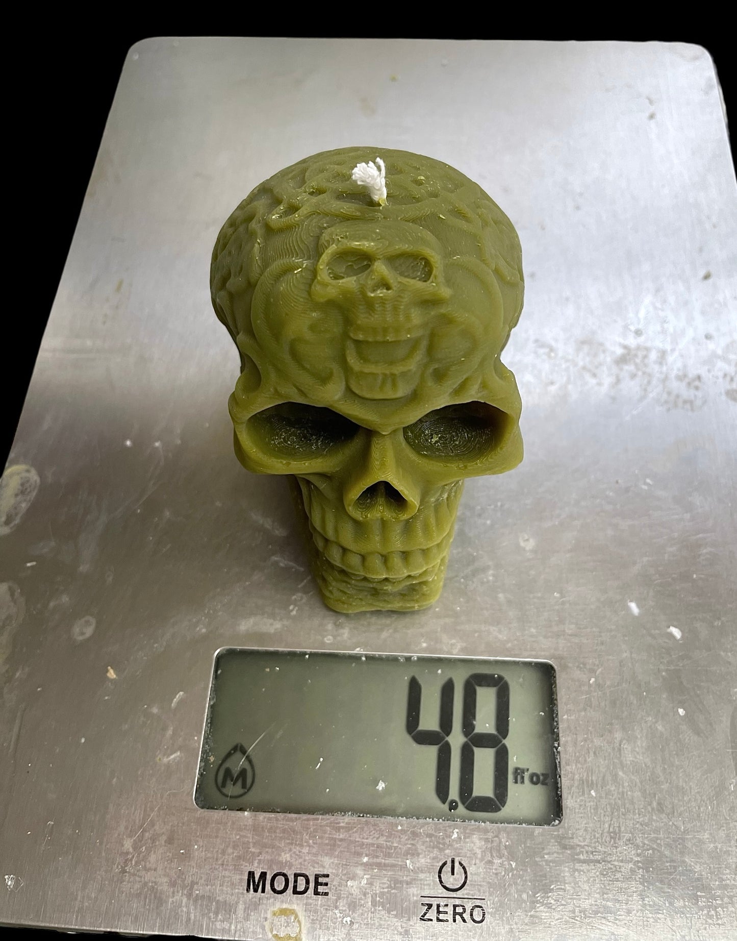 3D Celtic skull head mold