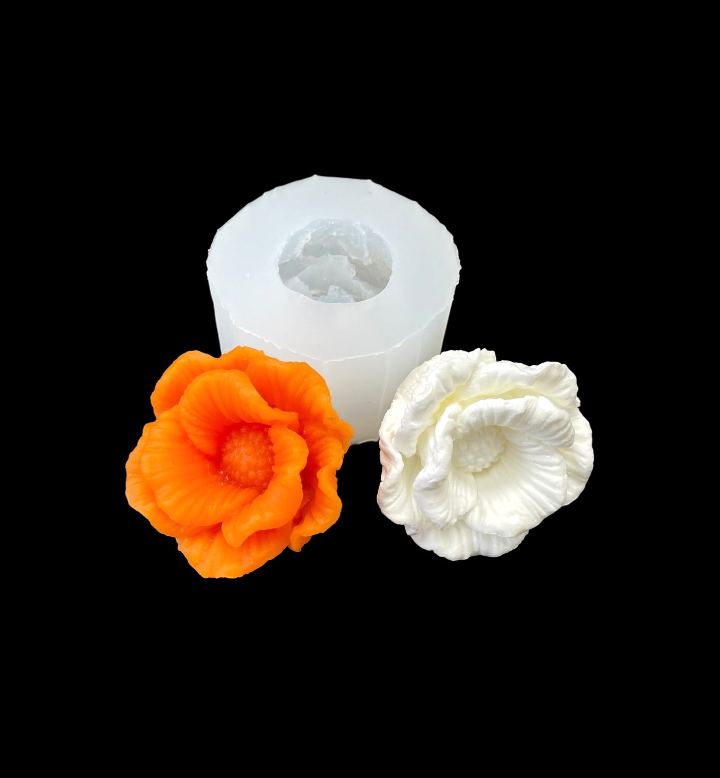 Small 3D flower mold for candle soap resin chocolate