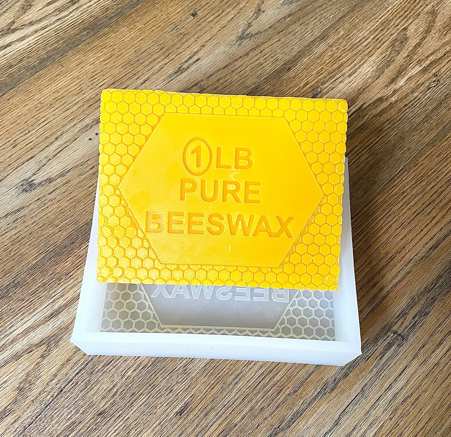 1 lb beeswax block mold