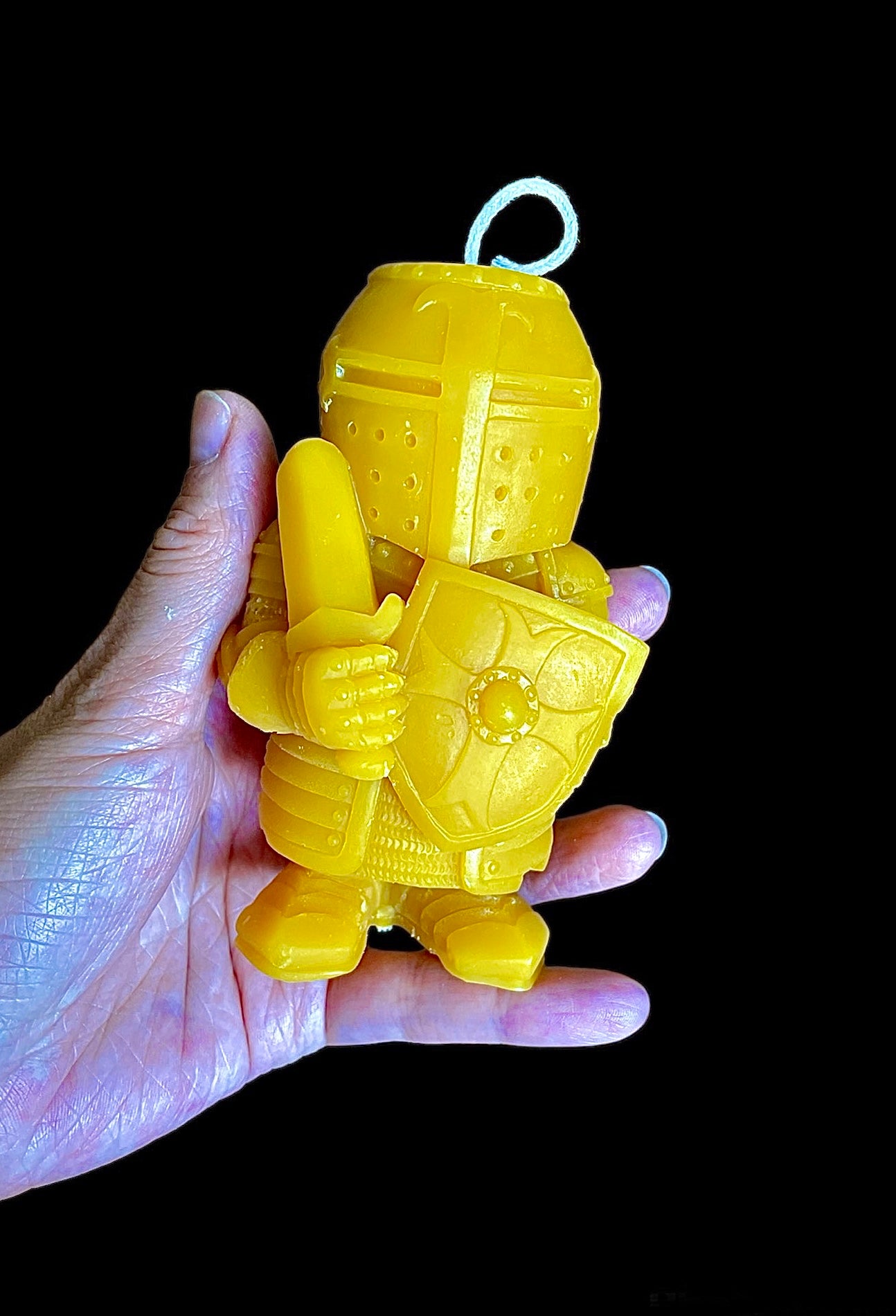 4.25” Silicone knight mold - 3D figure mold - candle soap mold - resin ornament mold