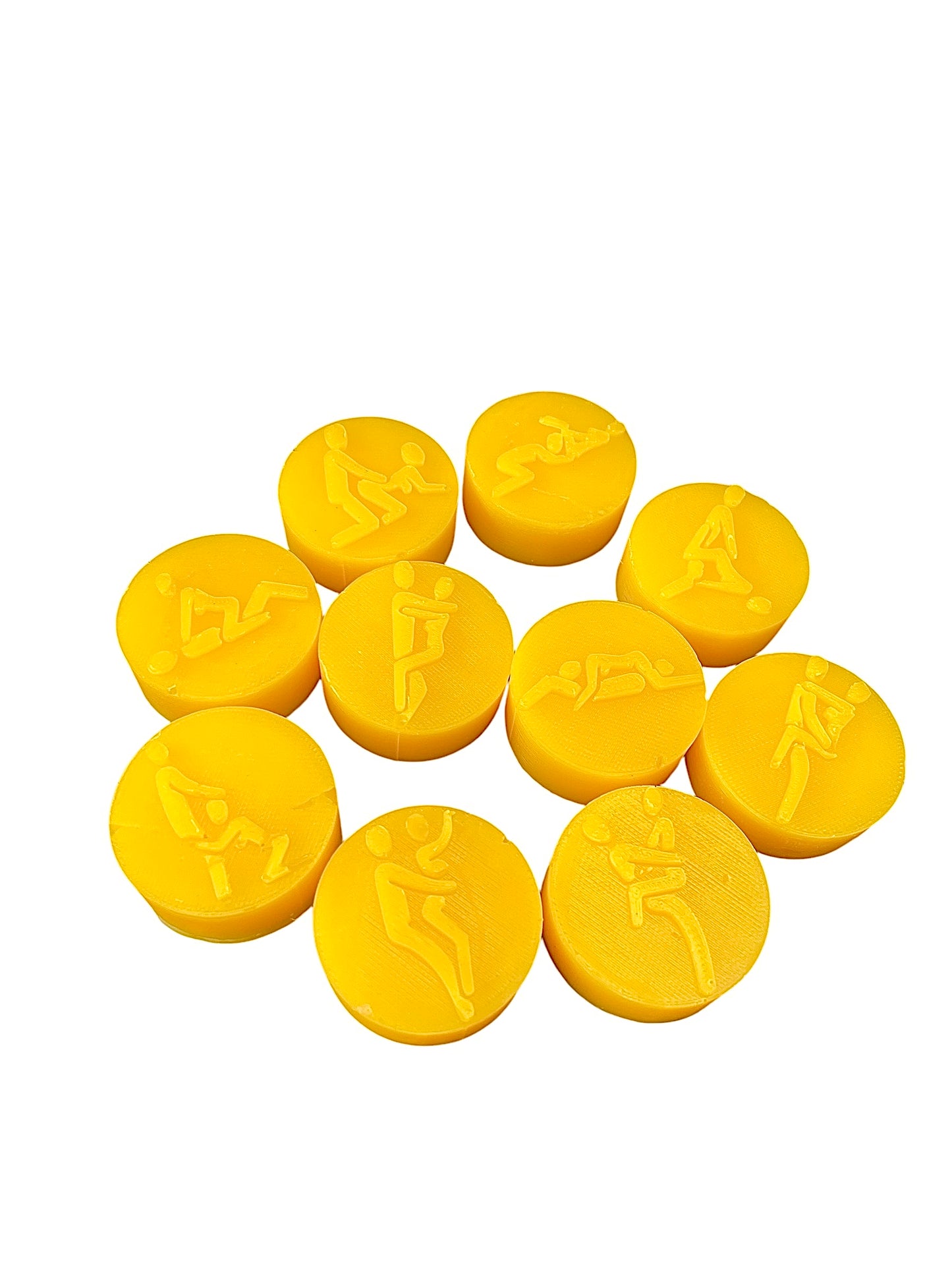 Silicone Kama sutra mold - tealight mold - 10 cavities