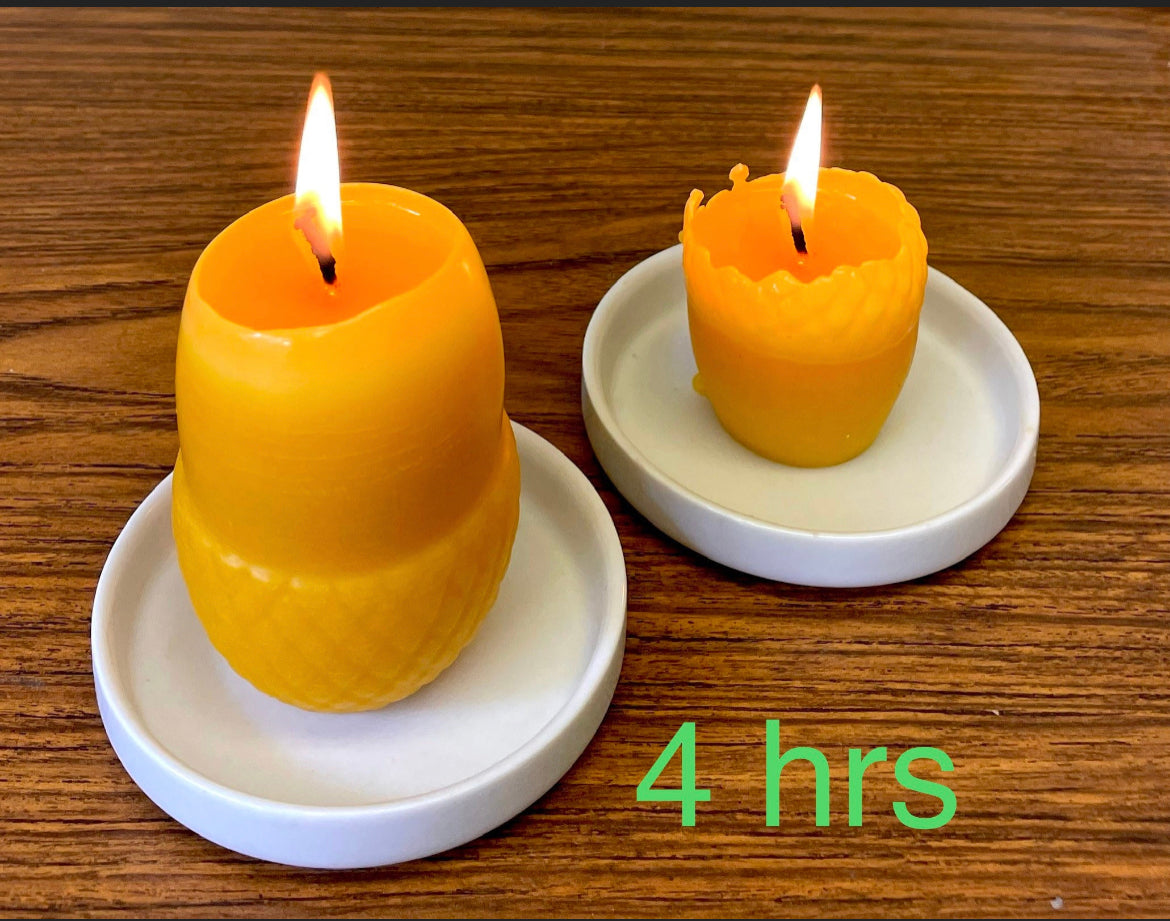 Style 2 silicone acorn mold - 2.75” - 3D acorn candle soap resin mold - holiday candle mold