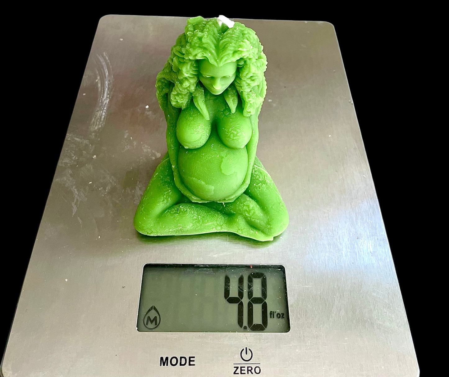 3D Silicone Mother Nature mold - Mother Earth Gaia statue - earth goddess mold for candle soap resin - 3.75”