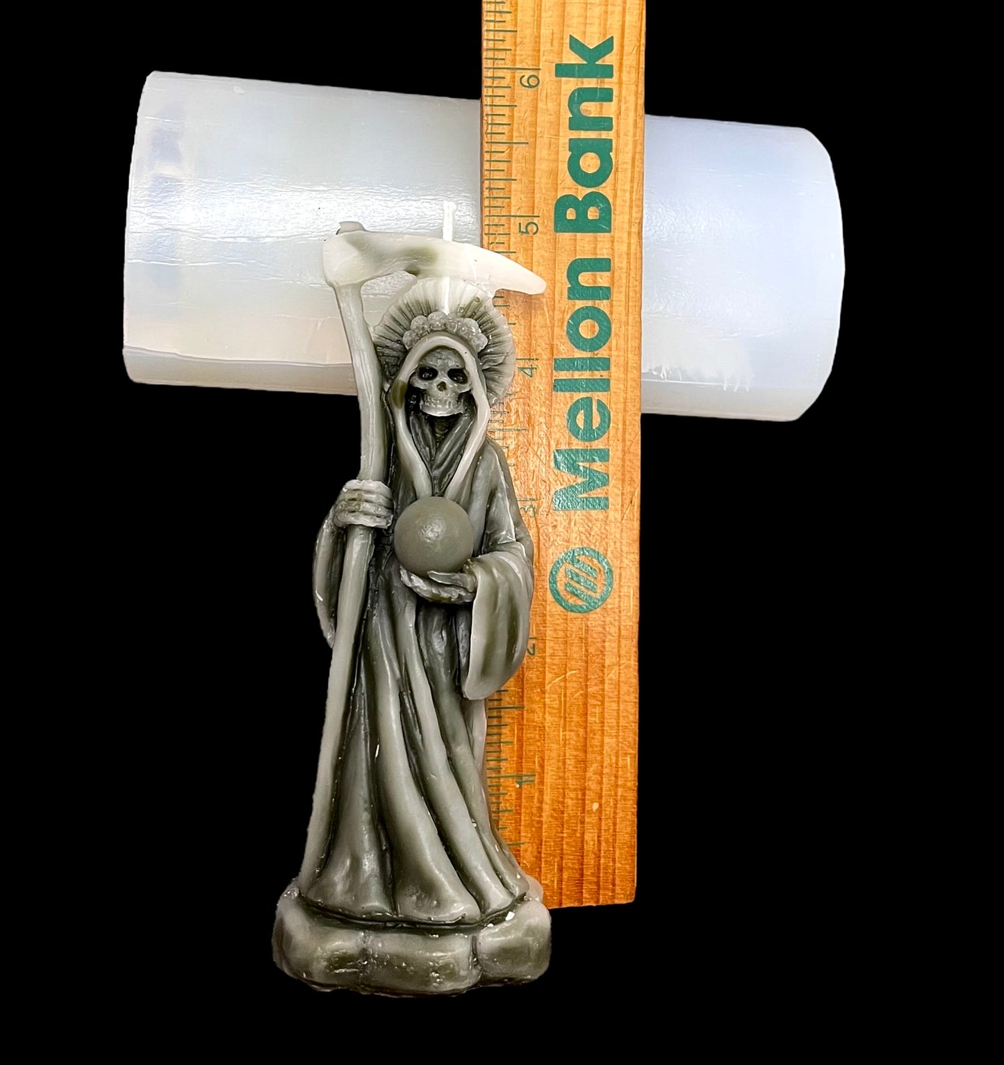 5” silicone grim reaper mold for candle soap resin