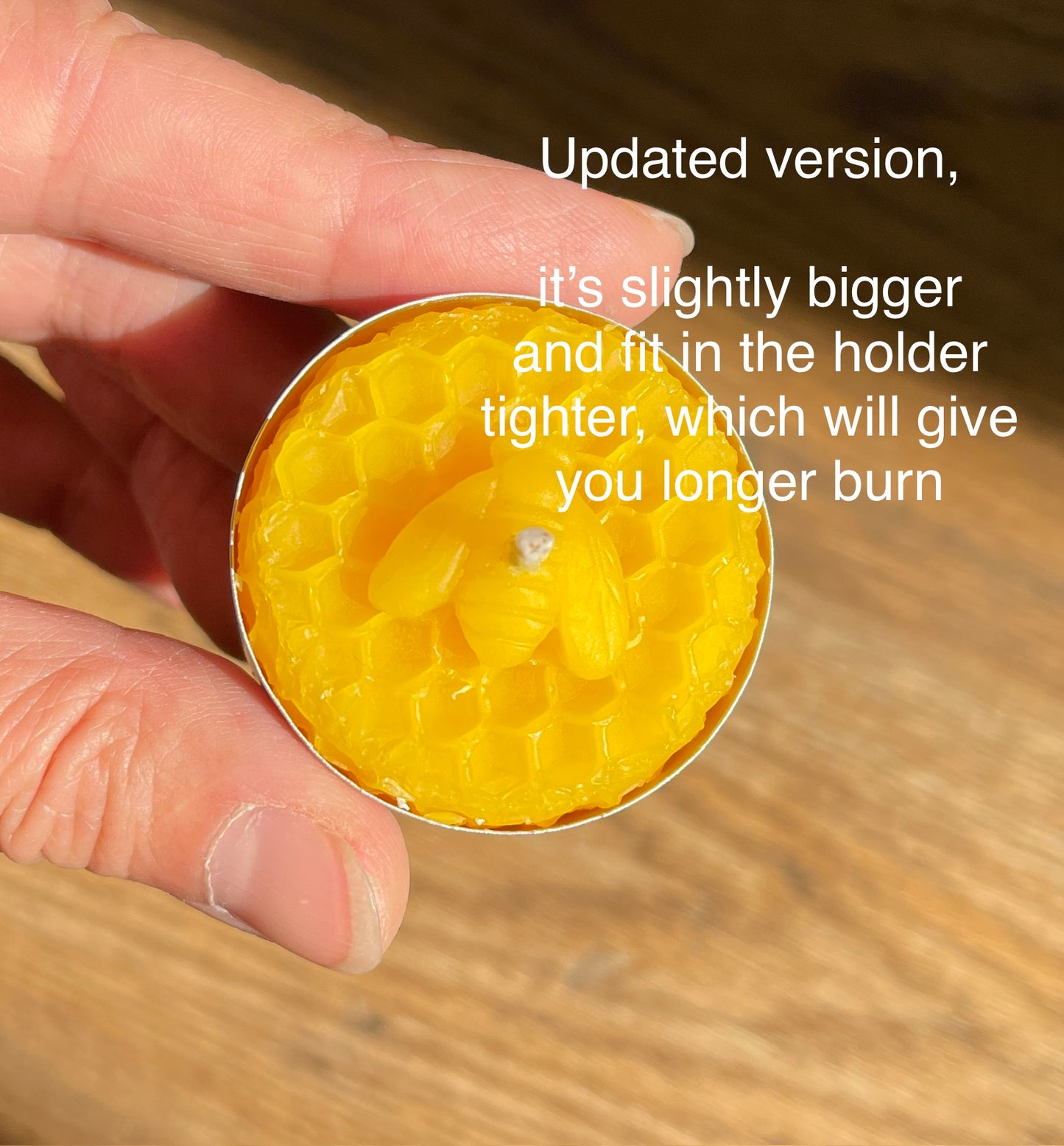 8 cavity Silicone honeybee Tea light candle Mold - bee tealight mold - wax melt lotion bar soap mold