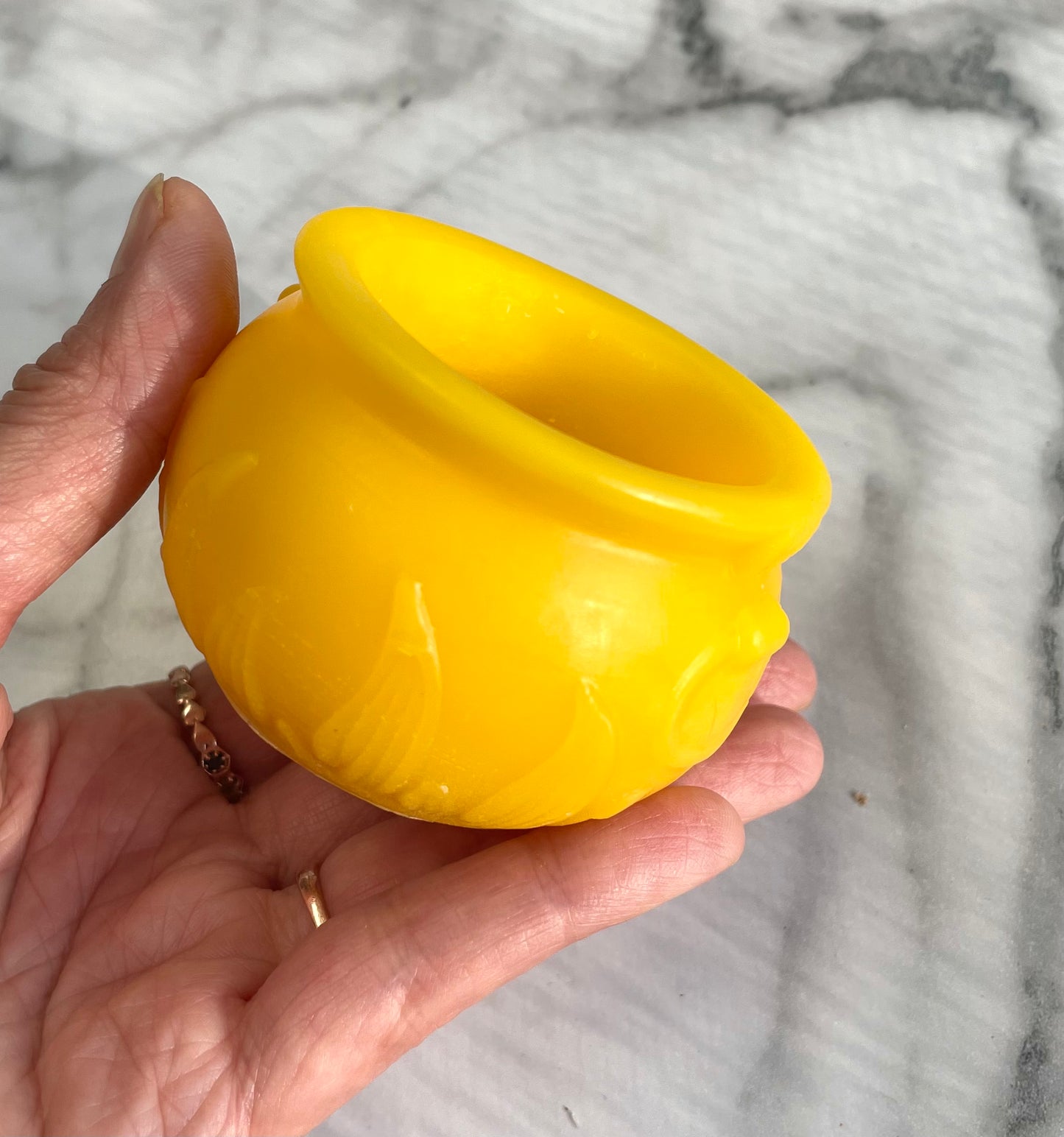 Silicone container mold - cauldron planter mold - pot mold
