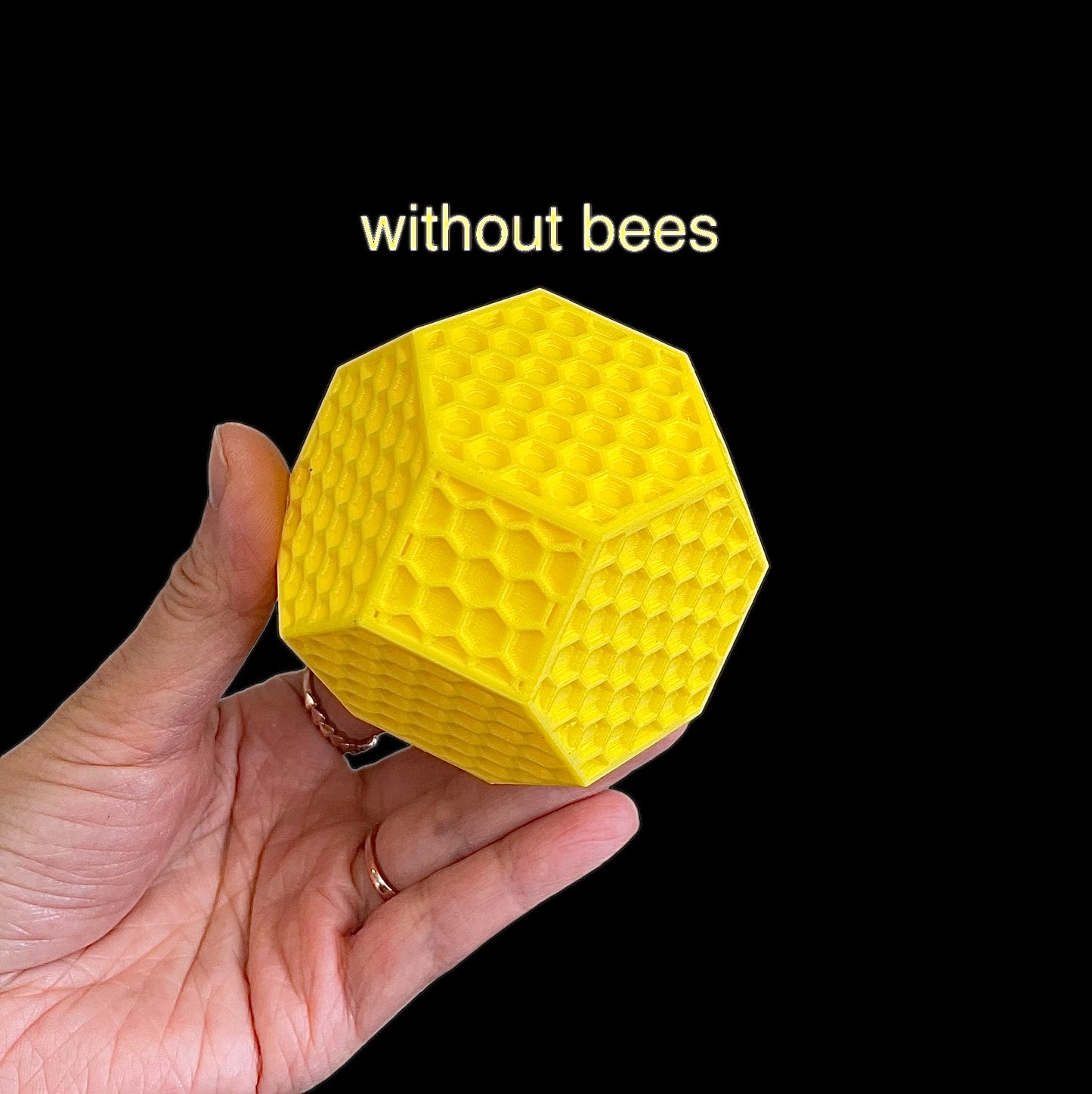 3” 3D silicone hexagonal geometry shaped mold for candle soap resin - honeycomb honeybee candle mold