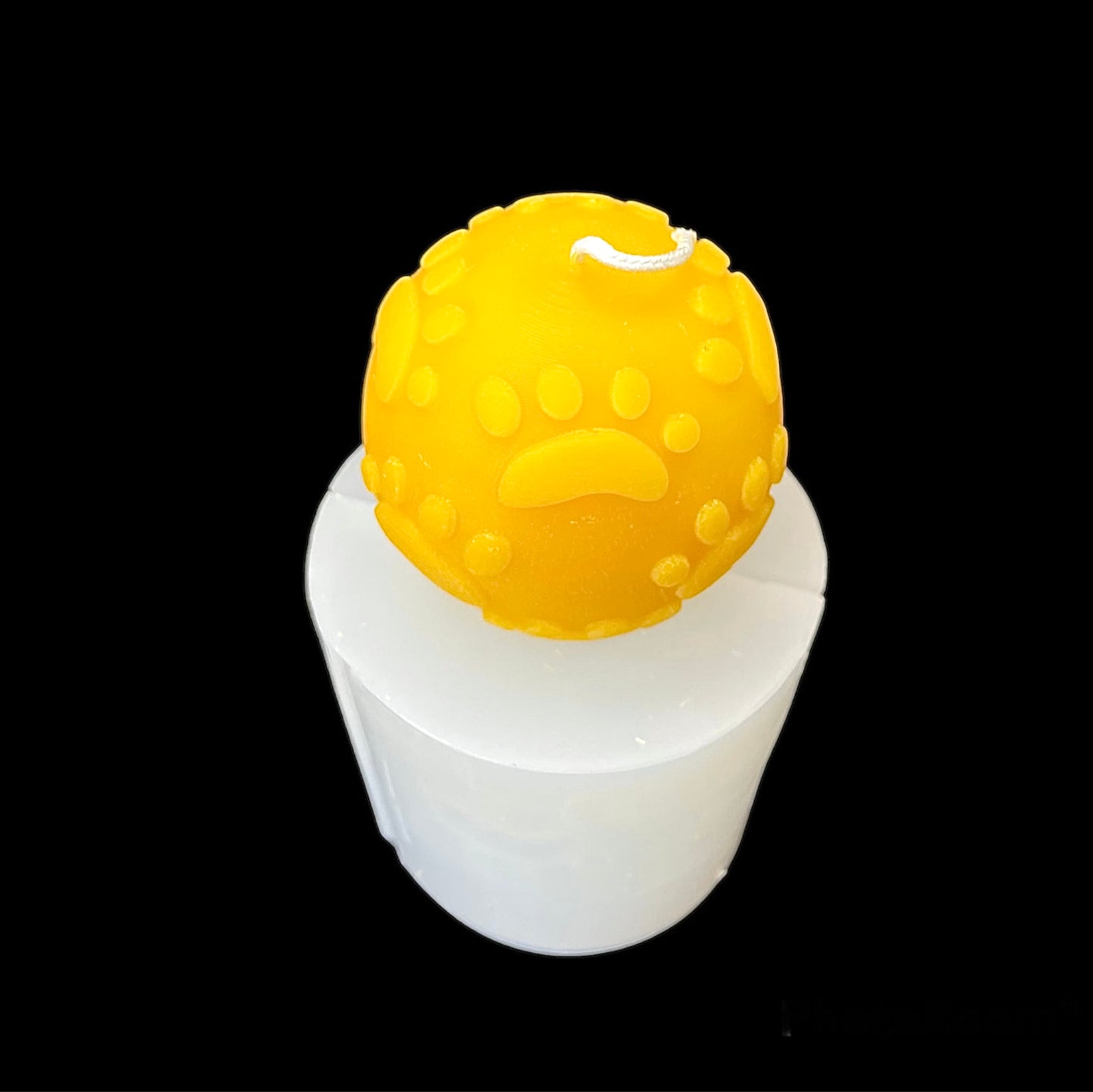 2.7” Silicone ball mold - Silicone sphere mold - paw print candle Mold - soap bath bomb mold