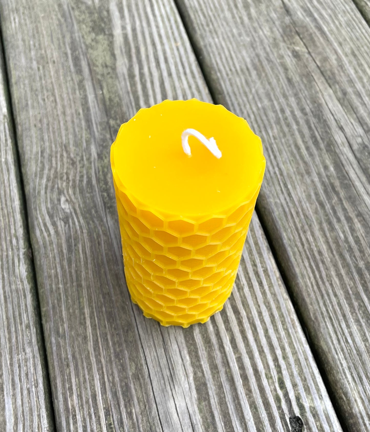 Silicone honeycomb Pillar candle Mold - 2.5” wide